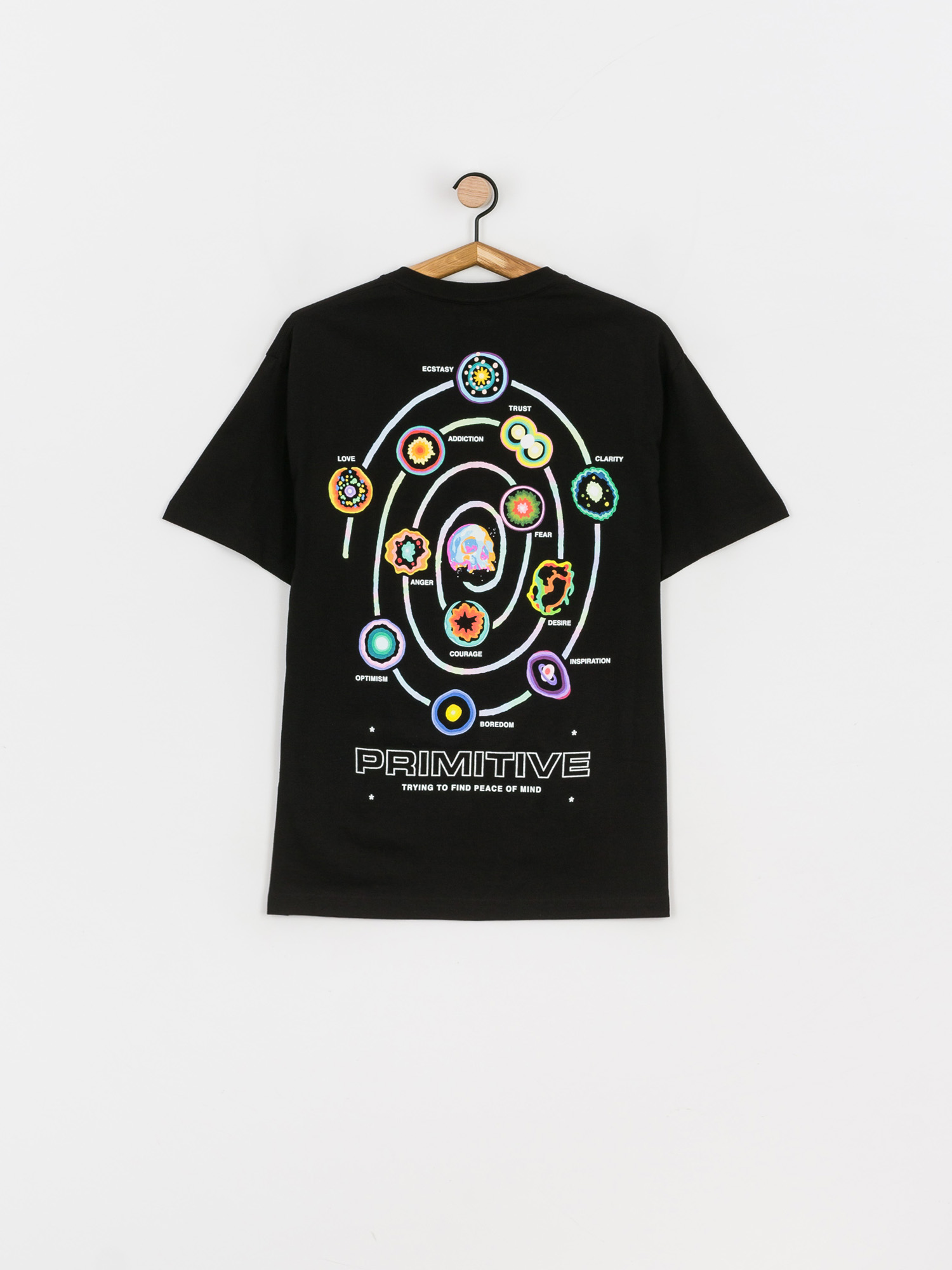 T-shirt Primitive High Low (black)