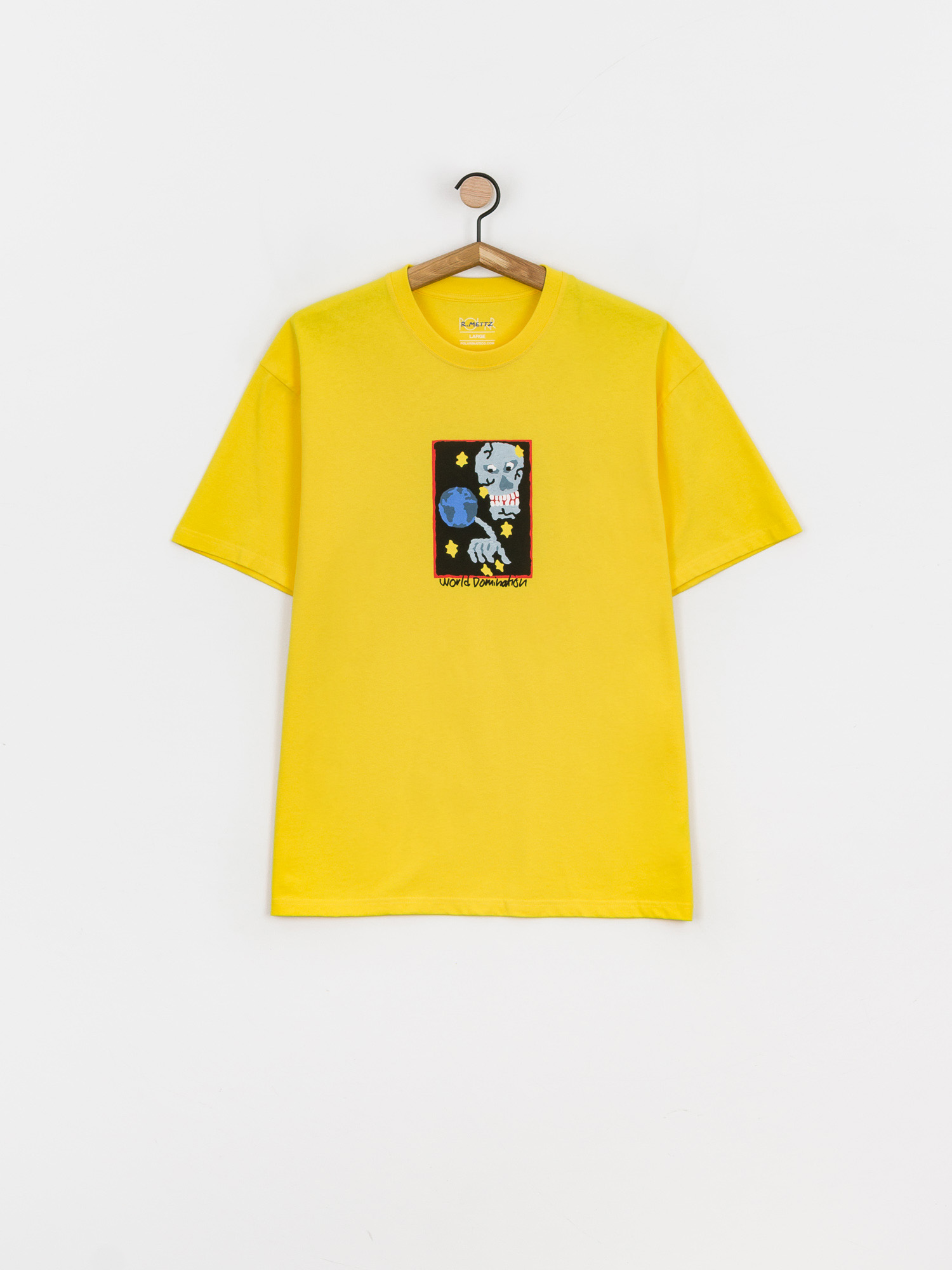 T-shirt Polar Skate World Domination (lemon)