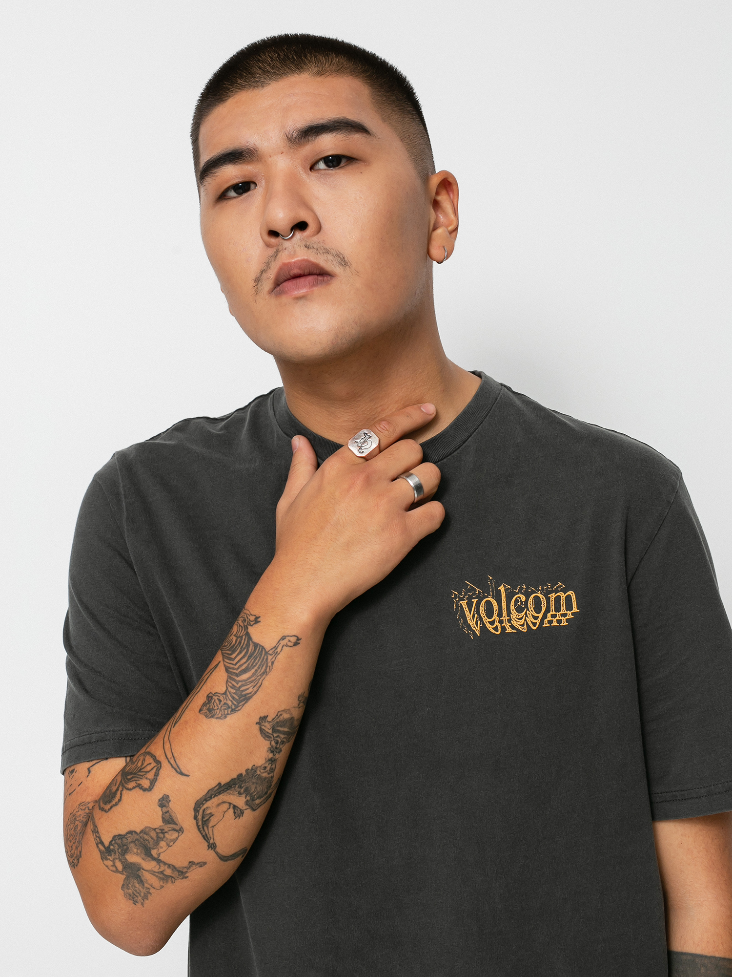 T-shirt Volcom Burgoo (black)