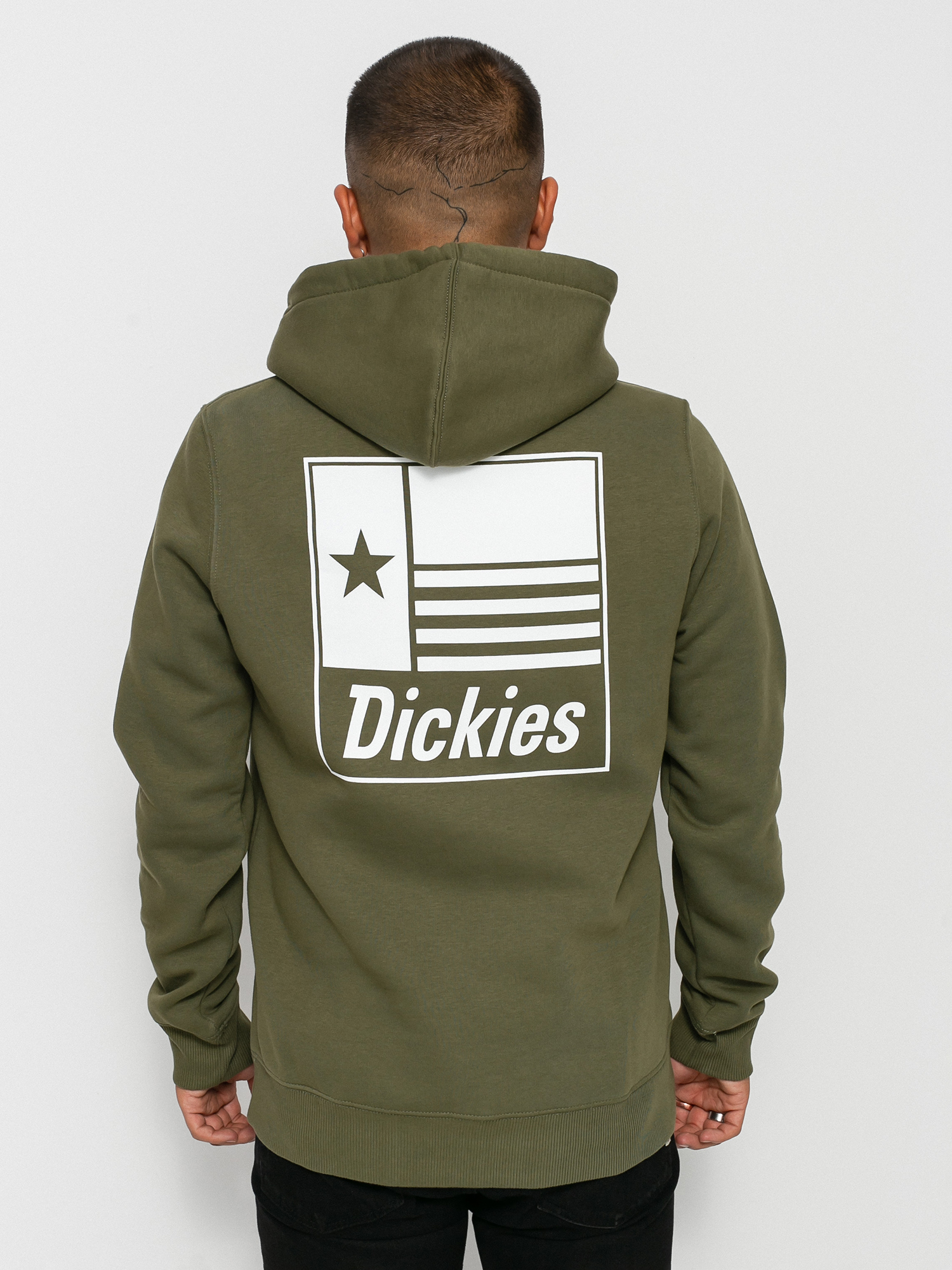 Bluza z kapturem Dickies Taylor HD (military gr)