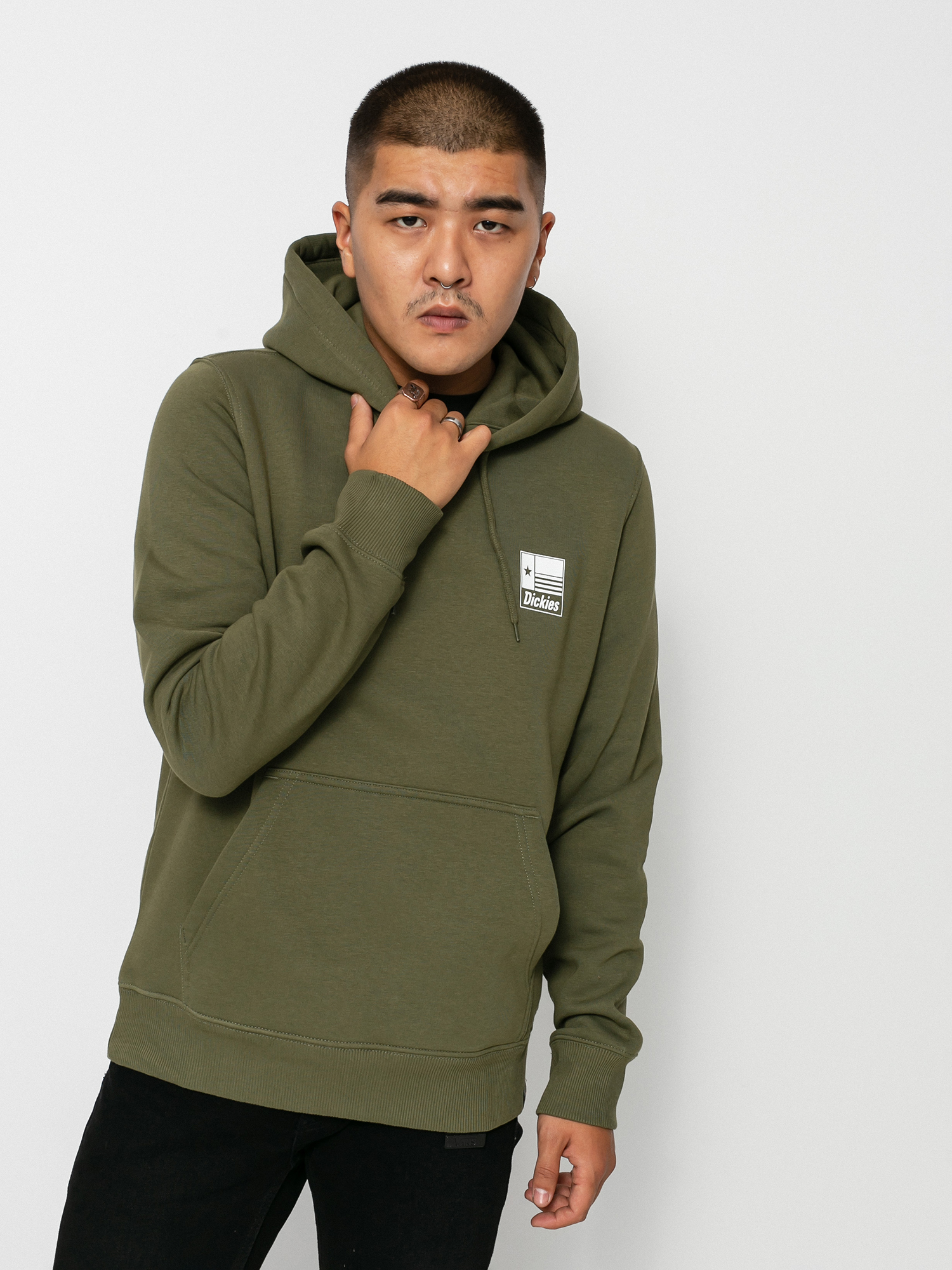 Bluza z kapturem Dickies Taylor HD (military gr)