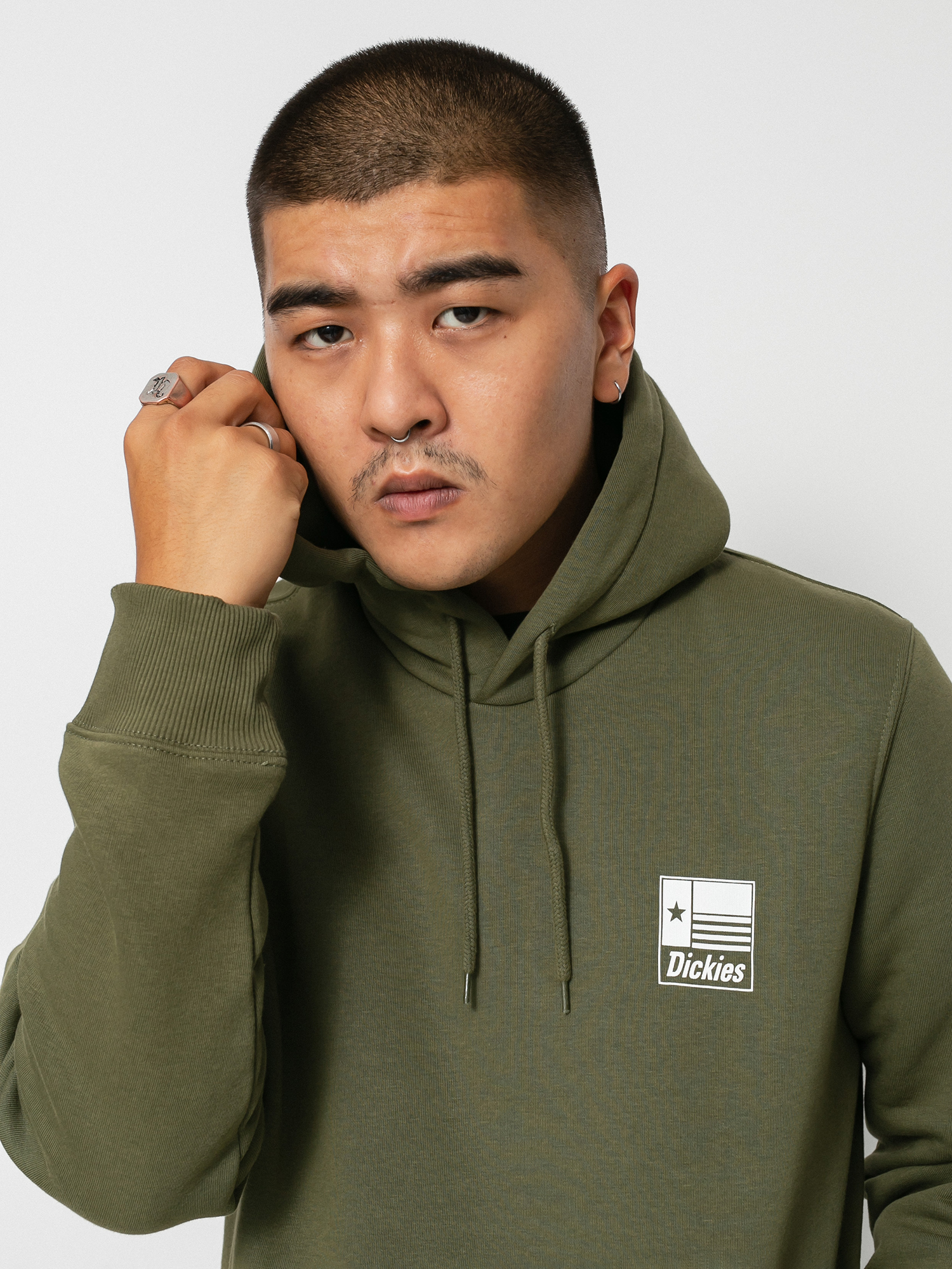 Bluza z kapturem Dickies Taylor HD (military gr)