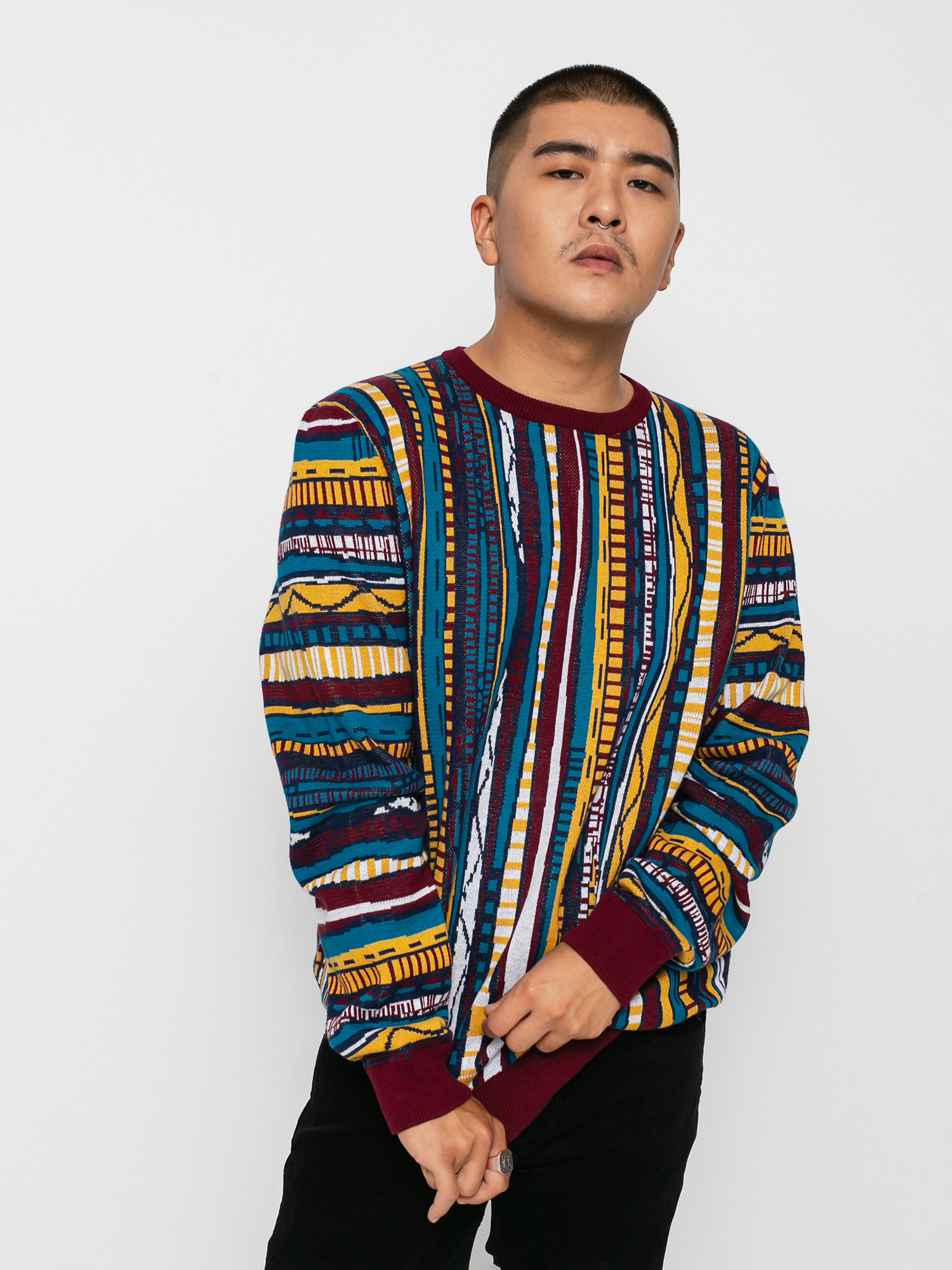 Sweter Iriedaily Theodore (petrol red)