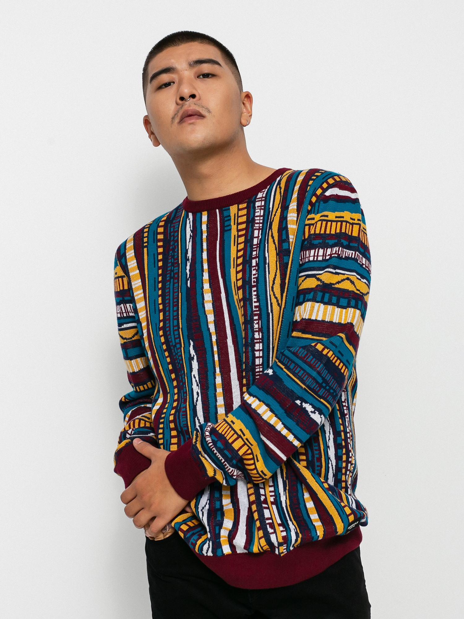 Sweter Iriedaily Theodore (petrol red)