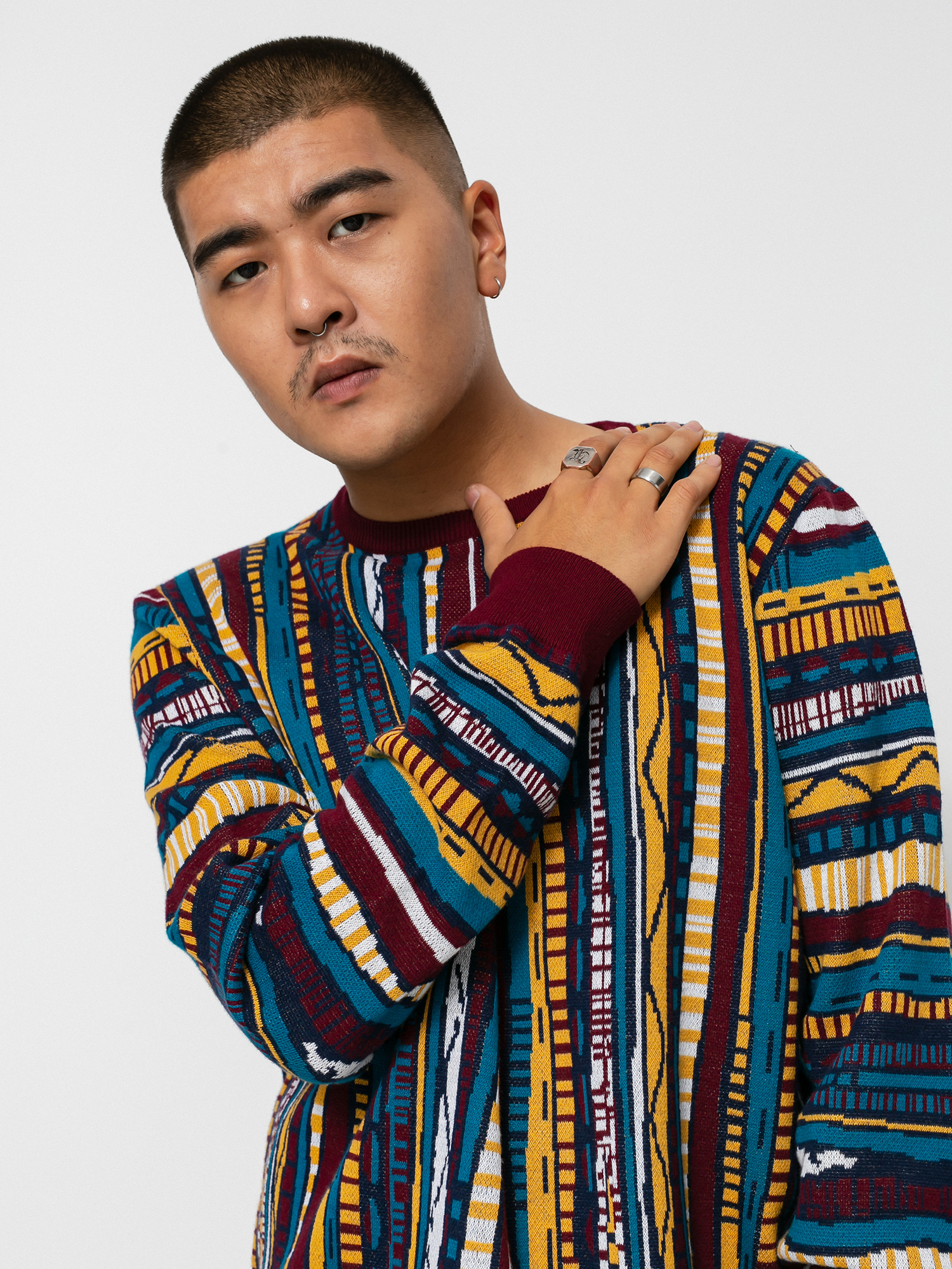 Sweter Iriedaily Theodore (petrol red)