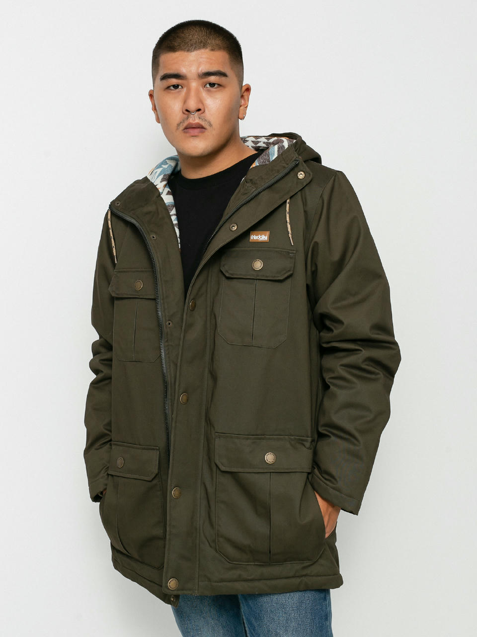 Kurtka Iriedaily Wonderer Parka (night olive)