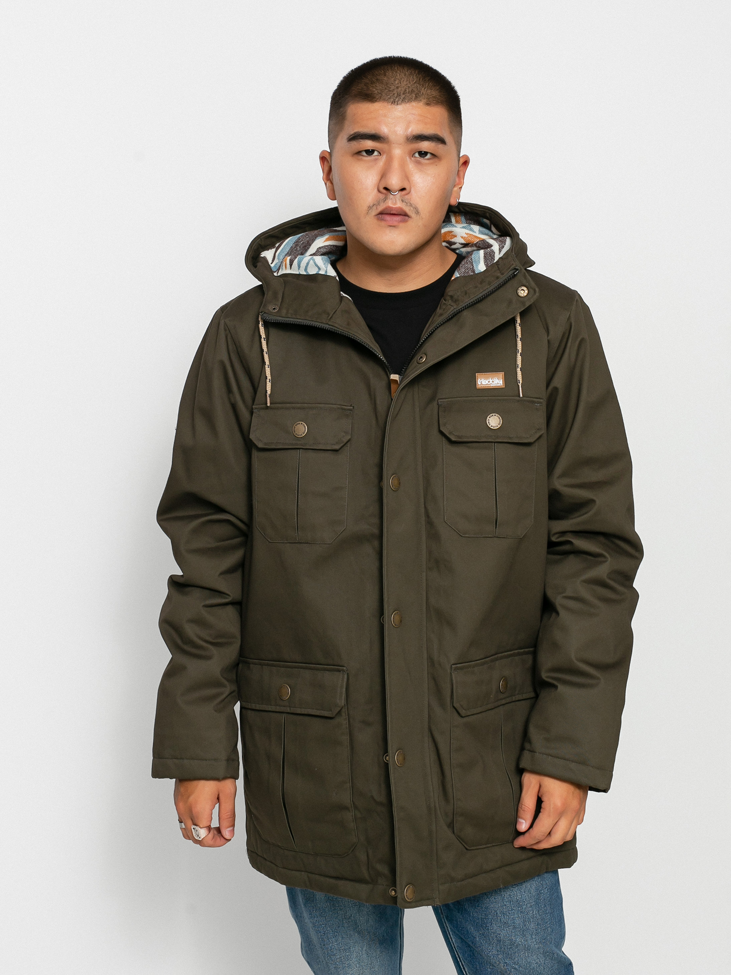 Kurtka Iriedaily Wonderer Parka (night olive)