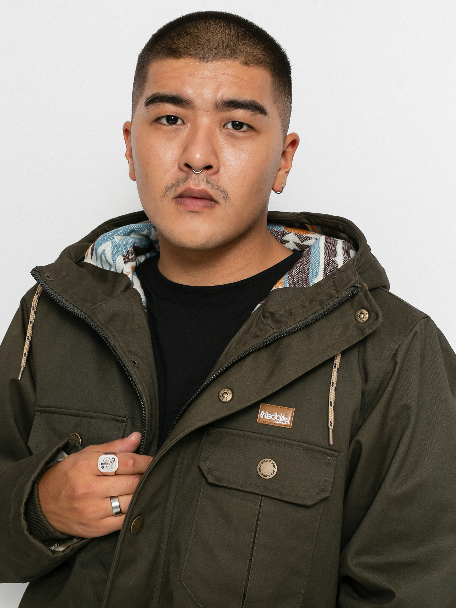 Kurtka Iriedaily Wonderer Parka (night olive)