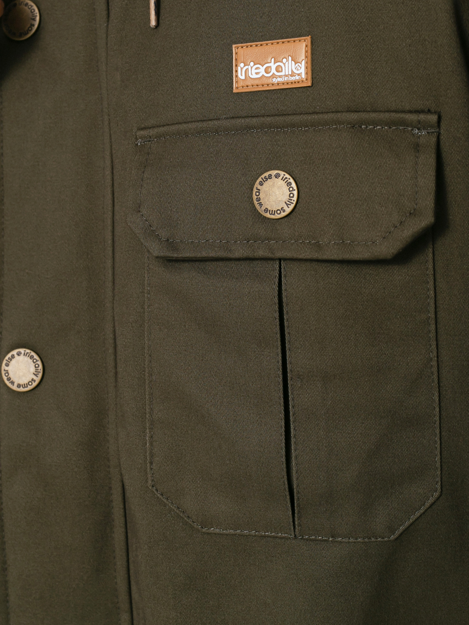 Kurtka Iriedaily Wonderer Parka (night olive)