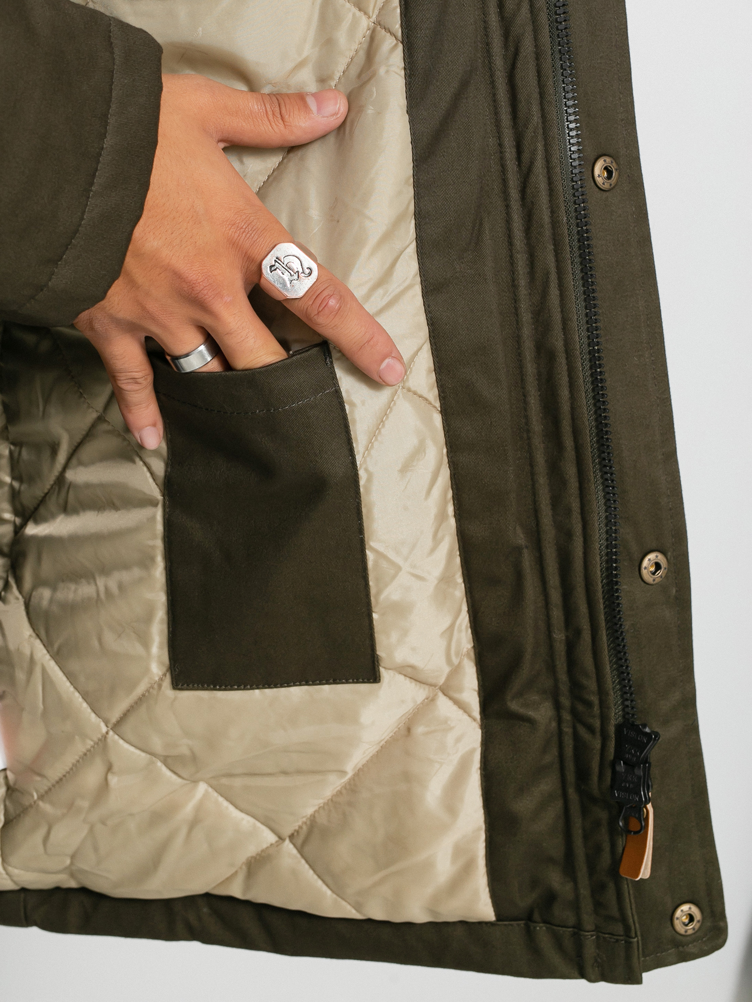 Kurtka Iriedaily Wonderer Parka (night olive)