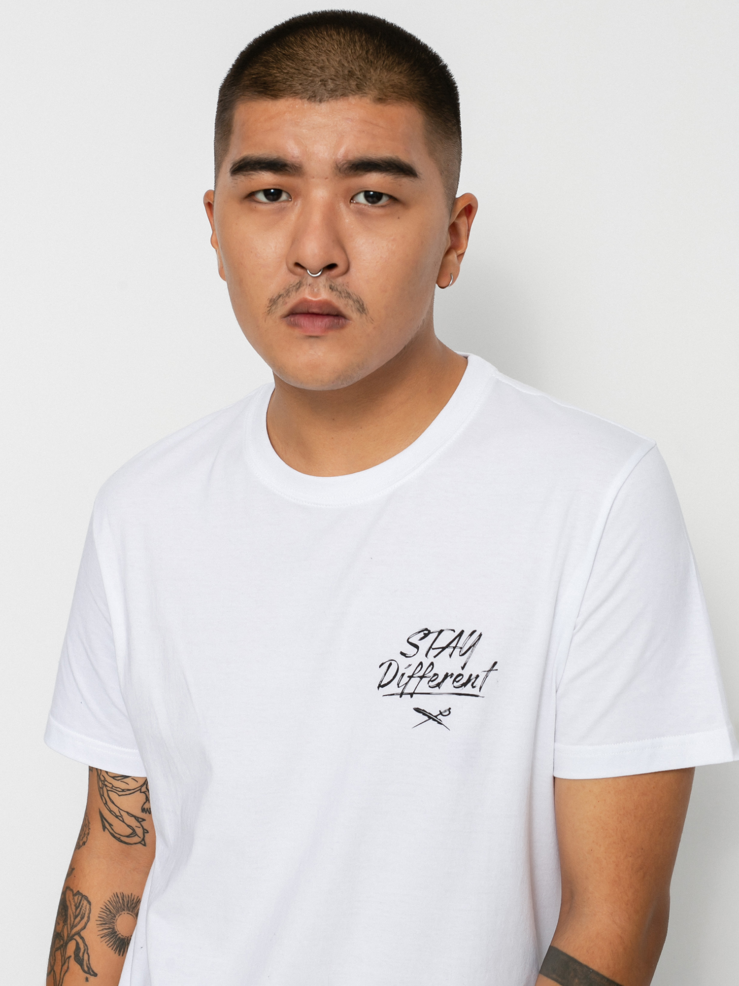 T-shirt Iriedaily Bye Bye Cat (white)