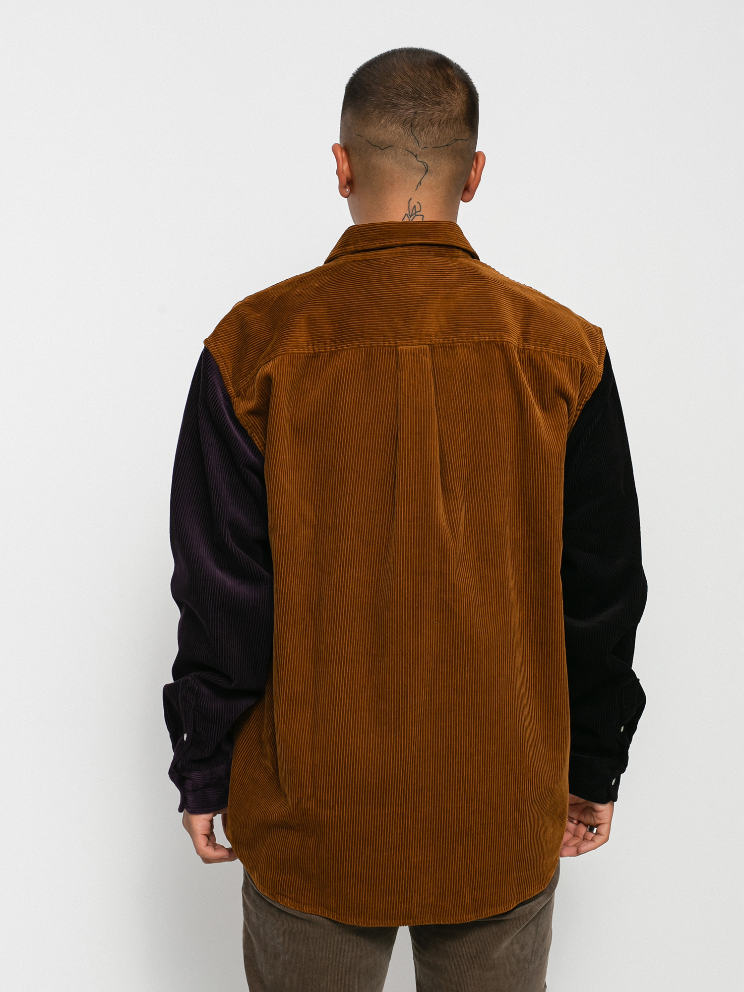 Koszula Carhartt WIP Triple Madison Cord (tawny/black/dark iris)