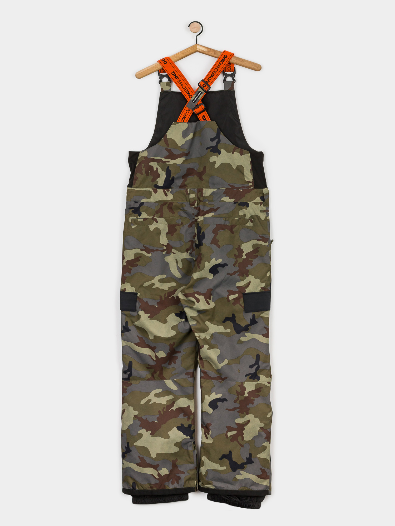 Męskie Spodnie snowboardowe DC Docile Bib (woodland camo castlerock)