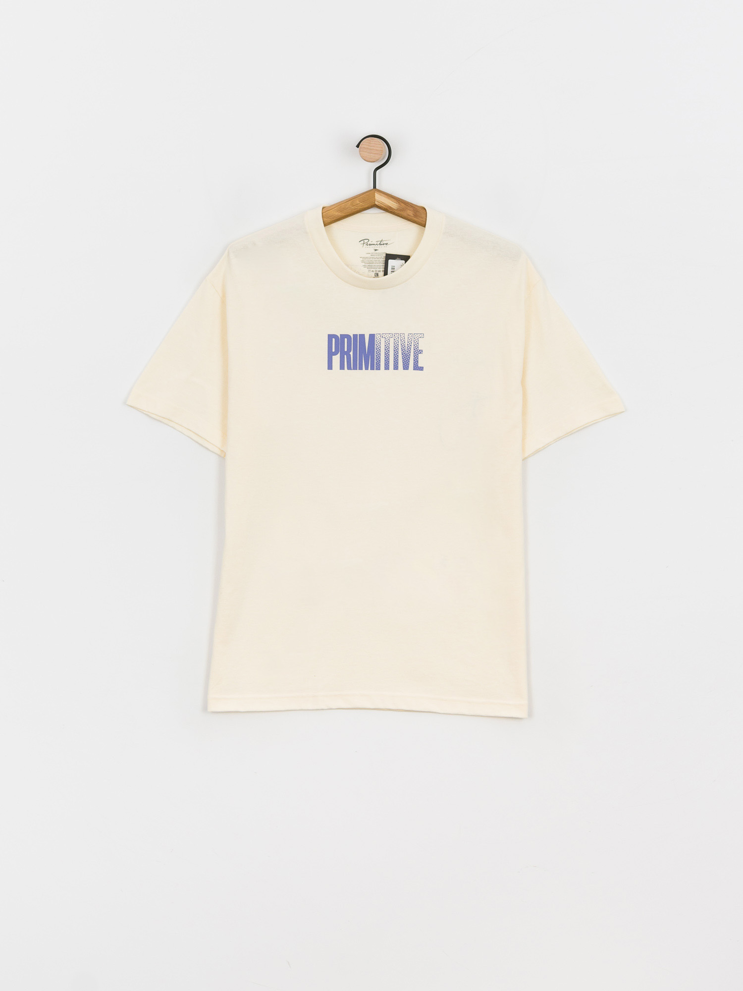 T-shirt Primitive Worldwide Vision (cream)