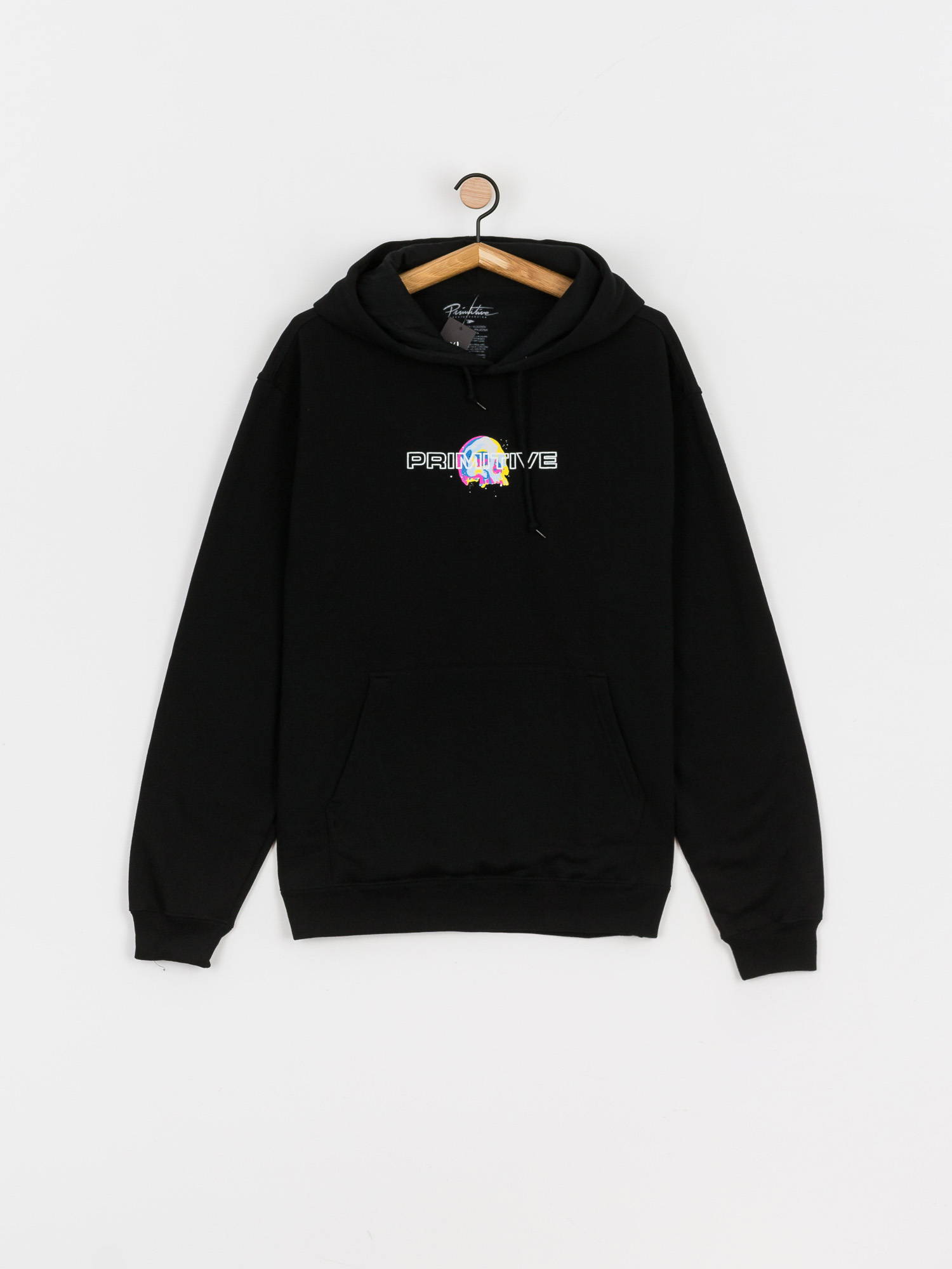 Bluza z kapturem Primitive High Low HD (black)