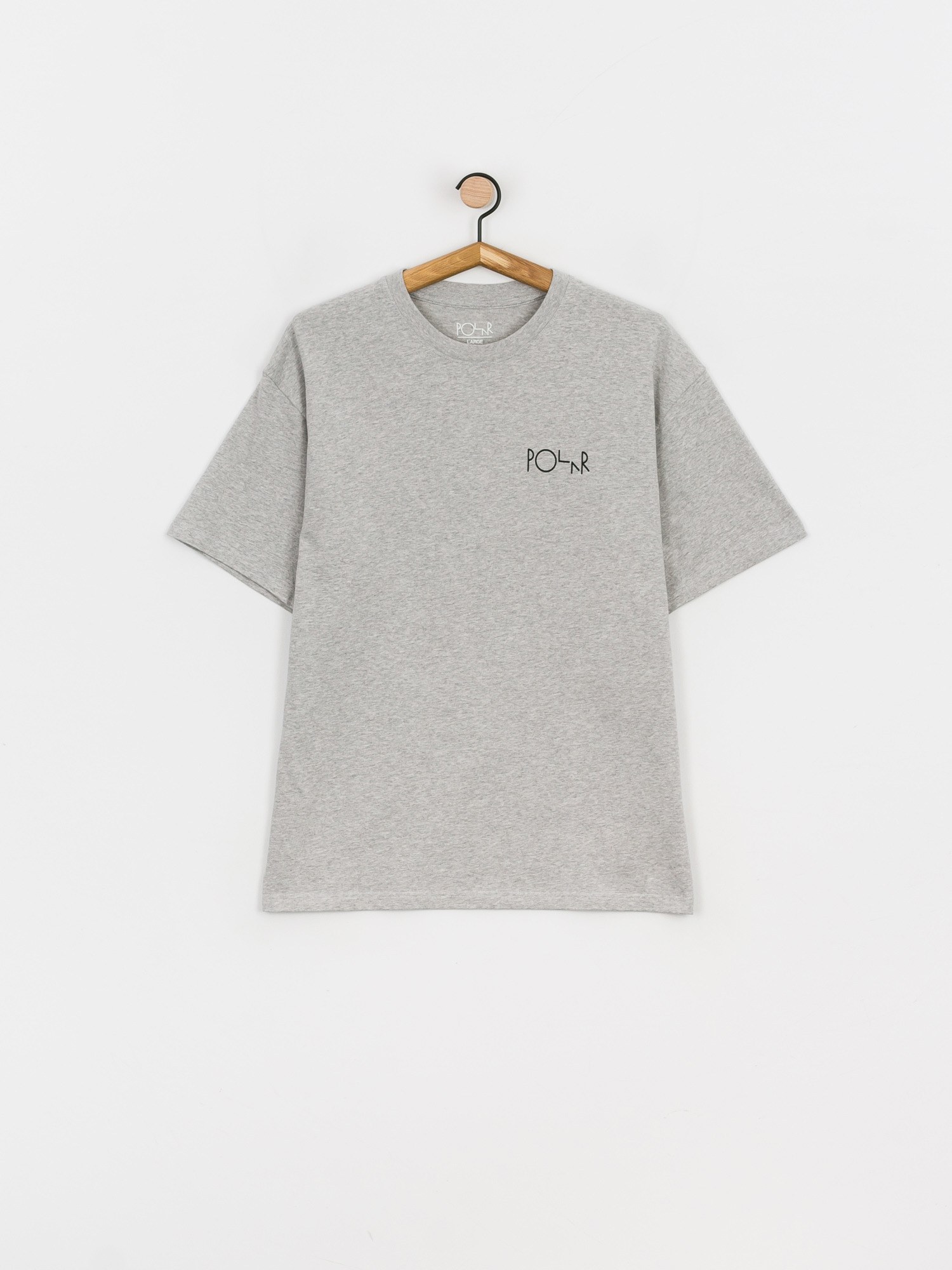 T-shirt Polar Skate 3 Tone Fill Logo (sport grey)