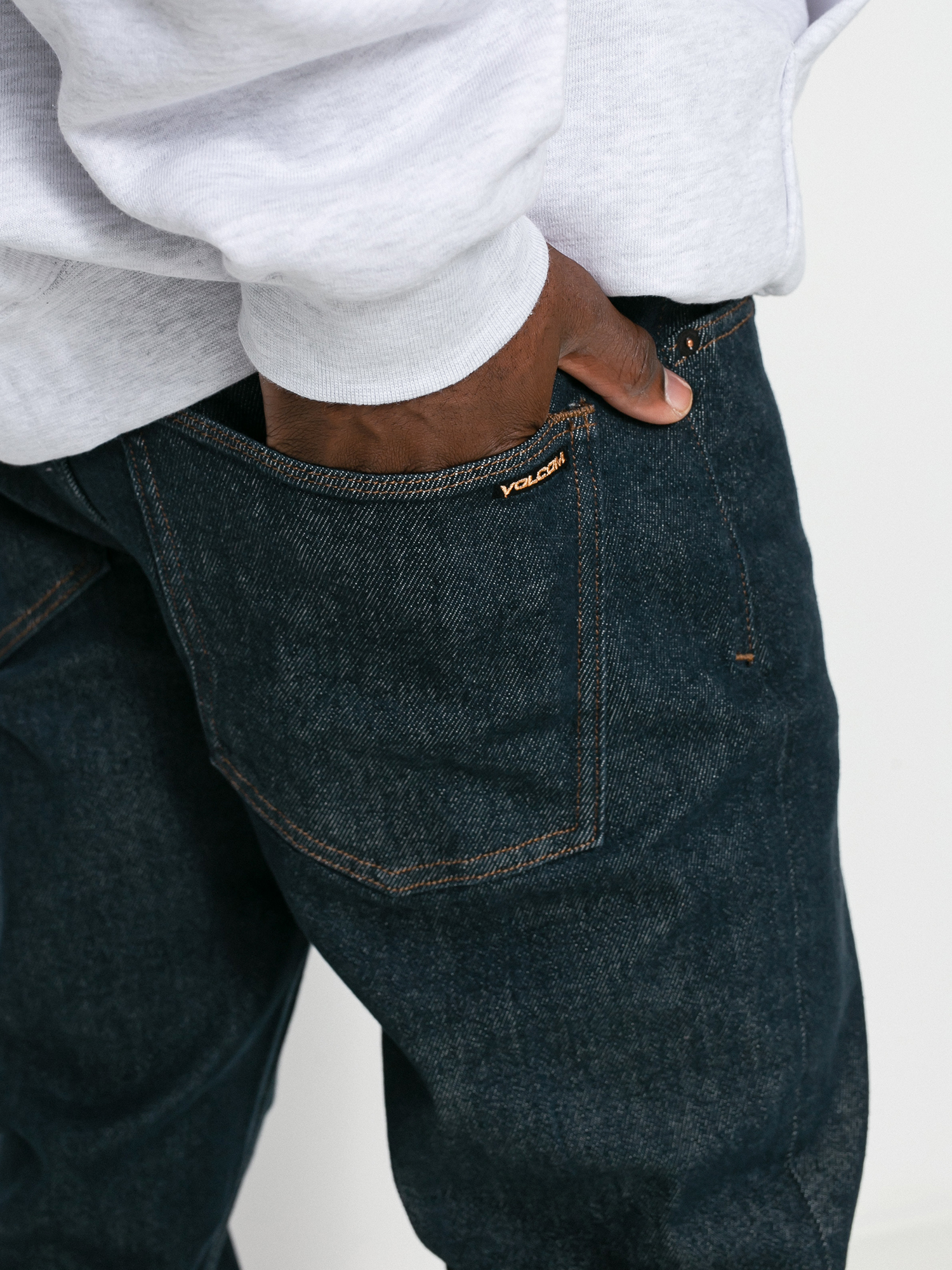 Spodnie Volcom Solver Denim (grey indigo rinse)