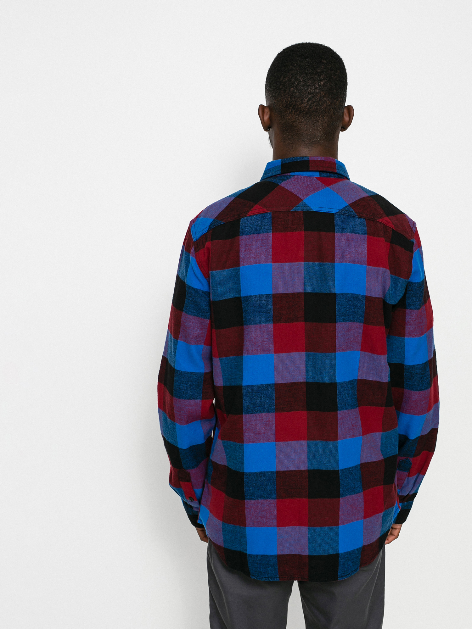 Koszula Vans Box Flannel (pomegranate/nautical blue)