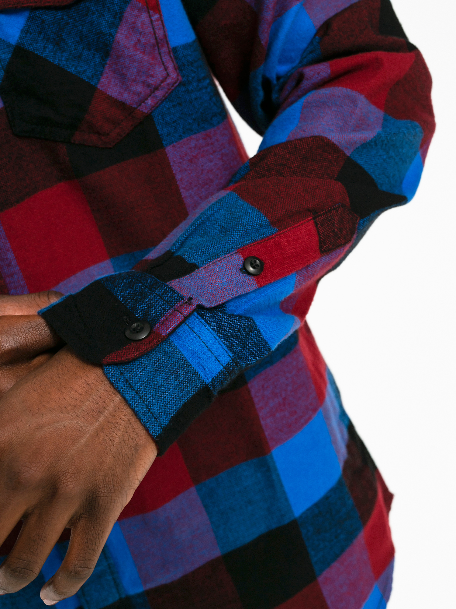 Koszula Vans Box Flannel (pomegranate/nautical blue)