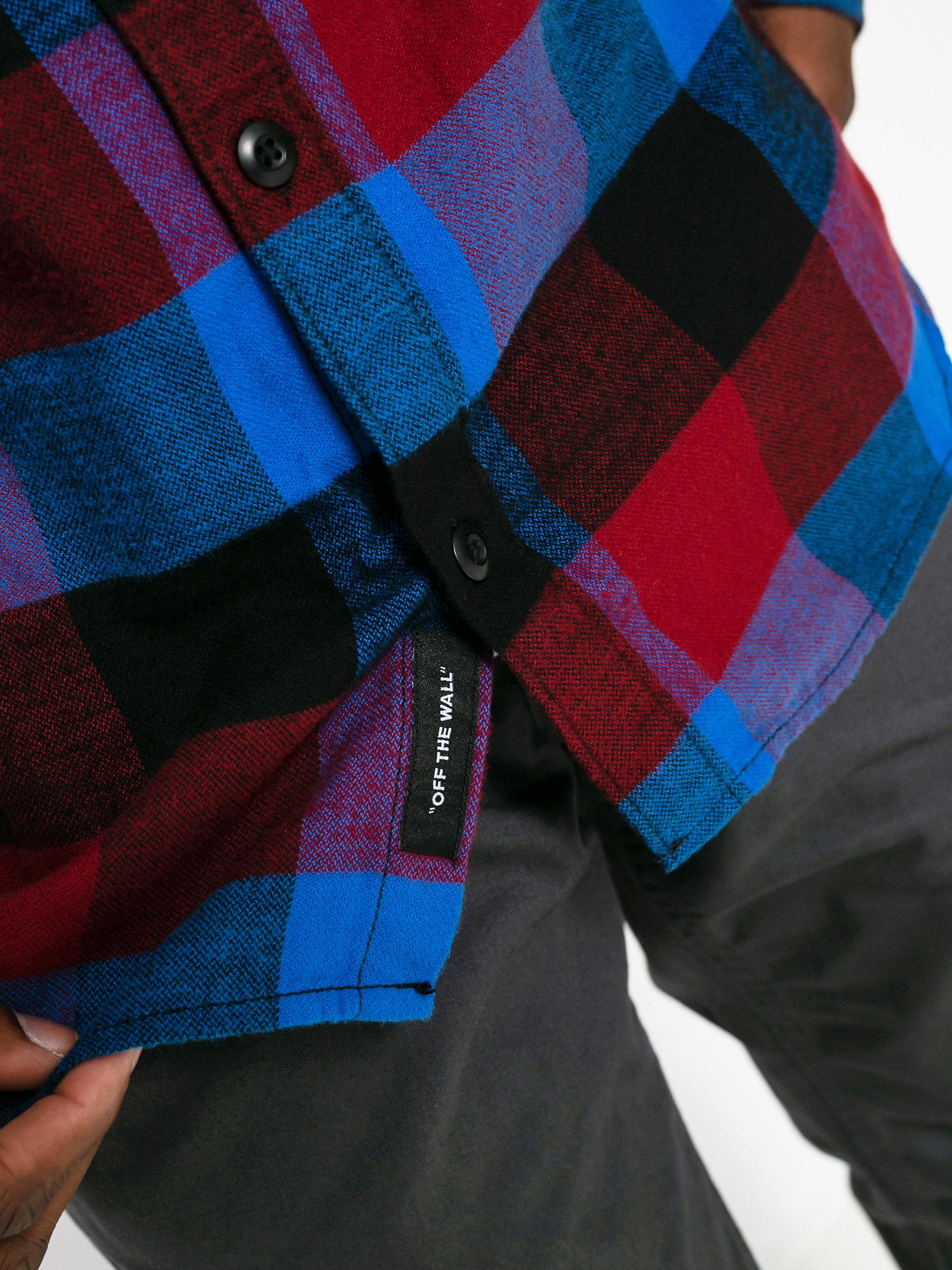 Koszula Vans Box Flannel (pomegranate/nautical blue)