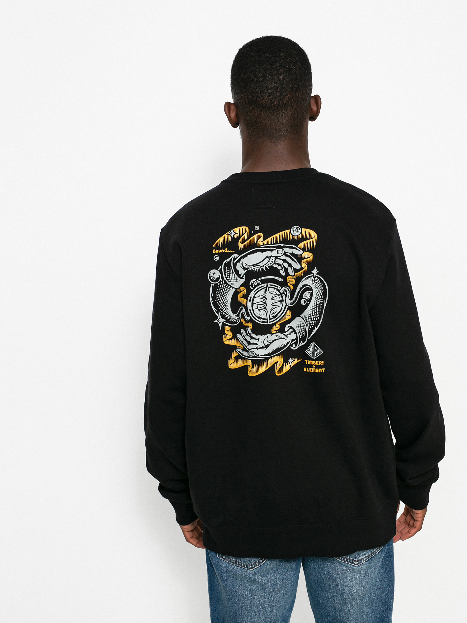 Bluza Element Rotation Crew (flint black)