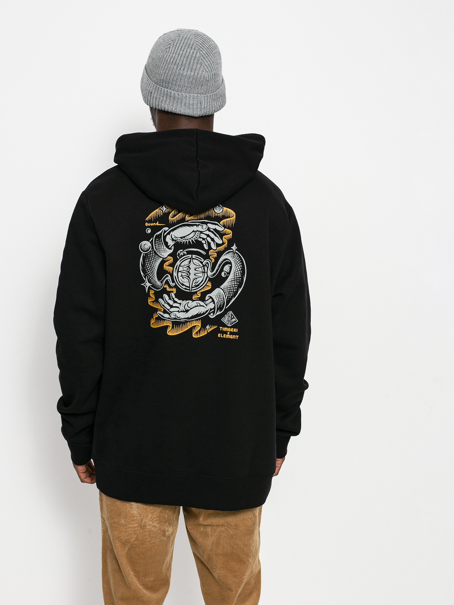 Bluza z kapturem Element Rotation HD (flint black)
