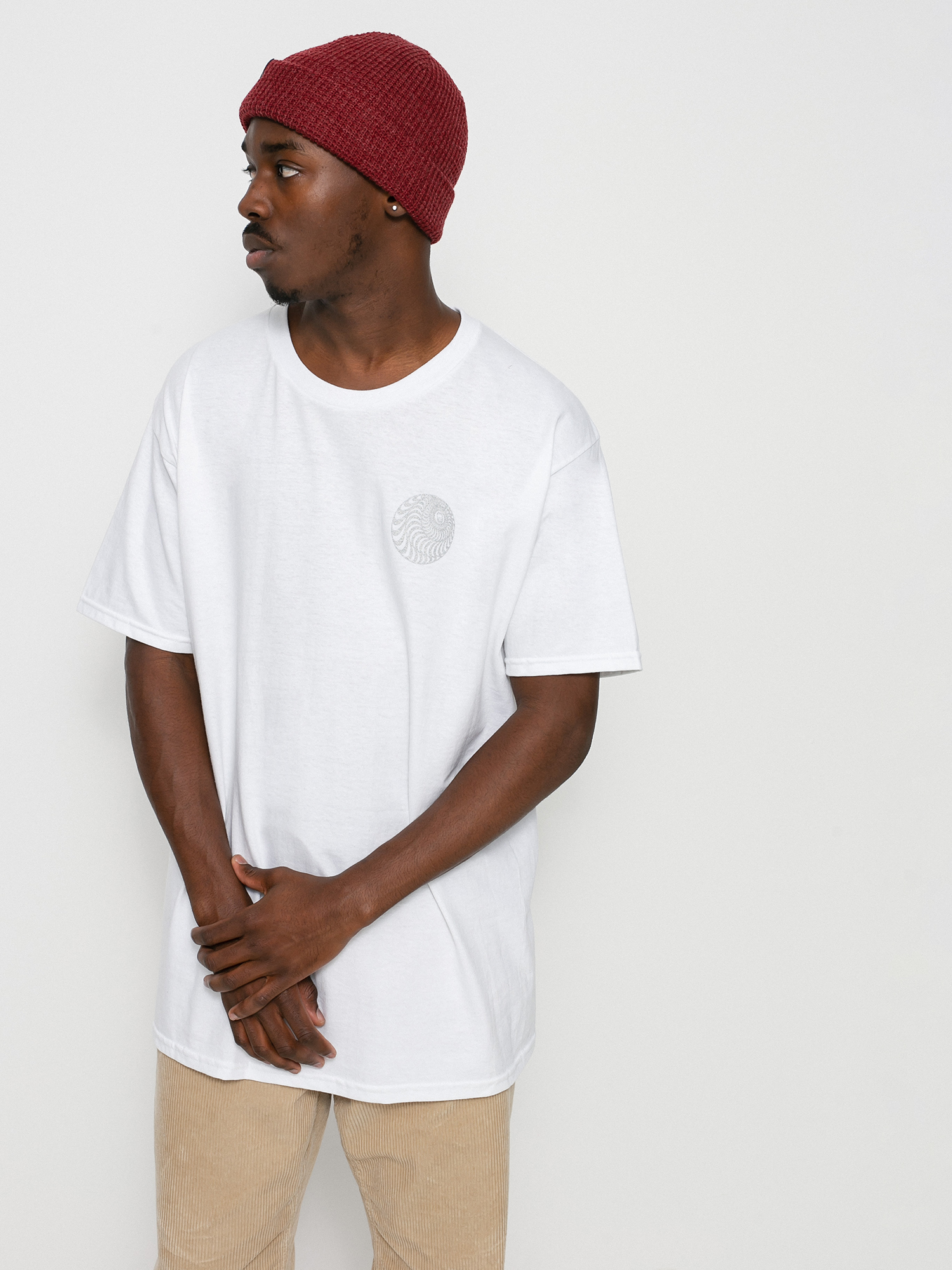 T-shirt Spitfire Skwd Clsc (white/metlc)