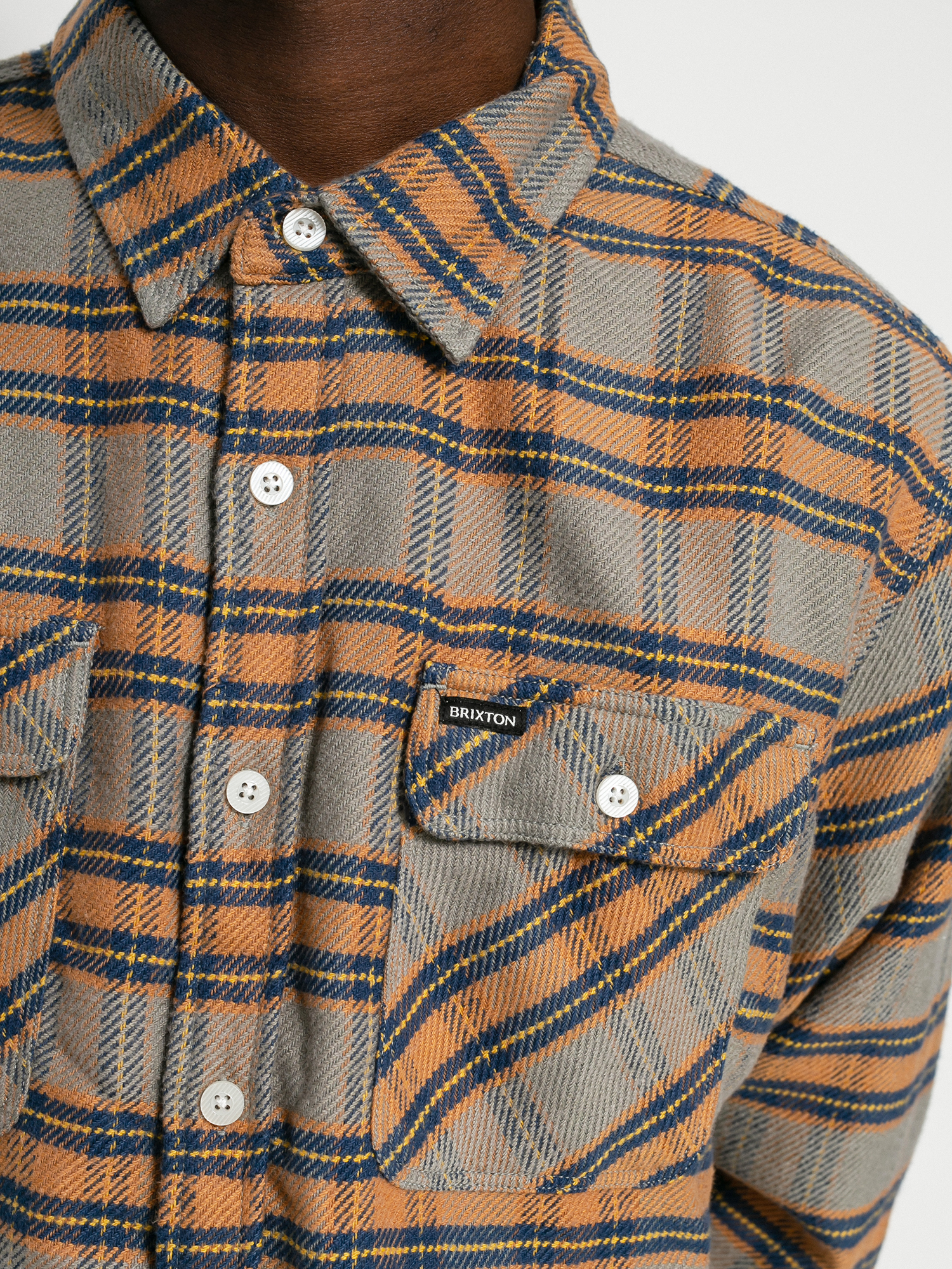 Koszula Brixton Bowery Stretch Ls (heather grey)