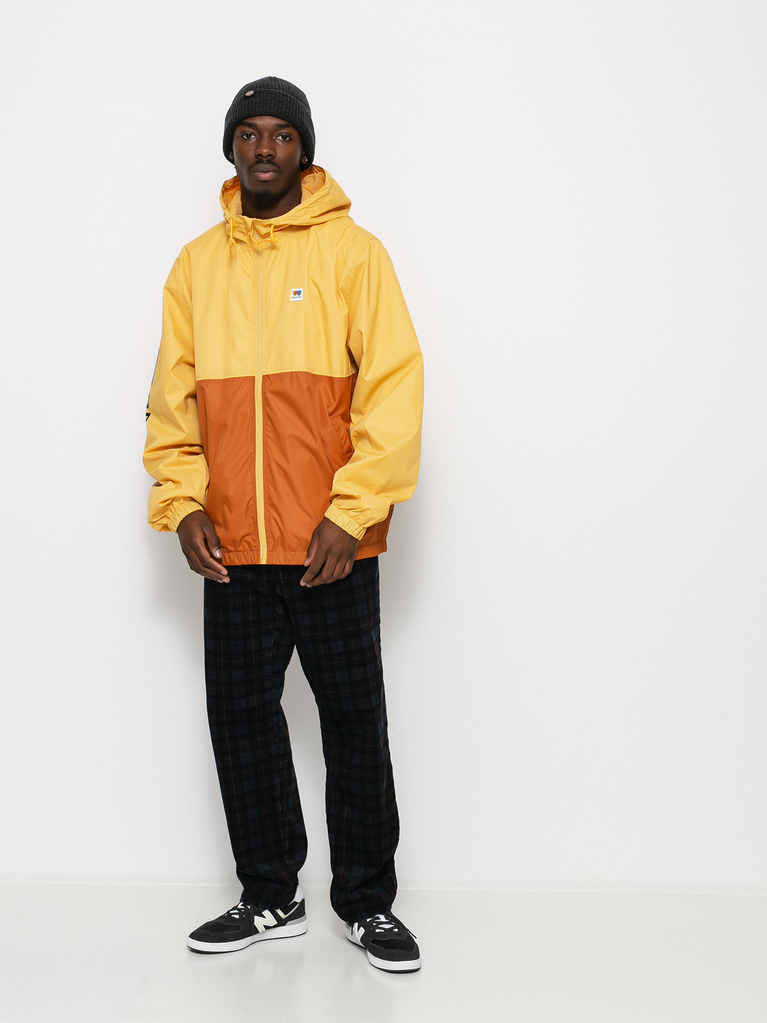 Kurtka Brixton Claxton Alton Lw Zip Hood (weller yellow/caramel)