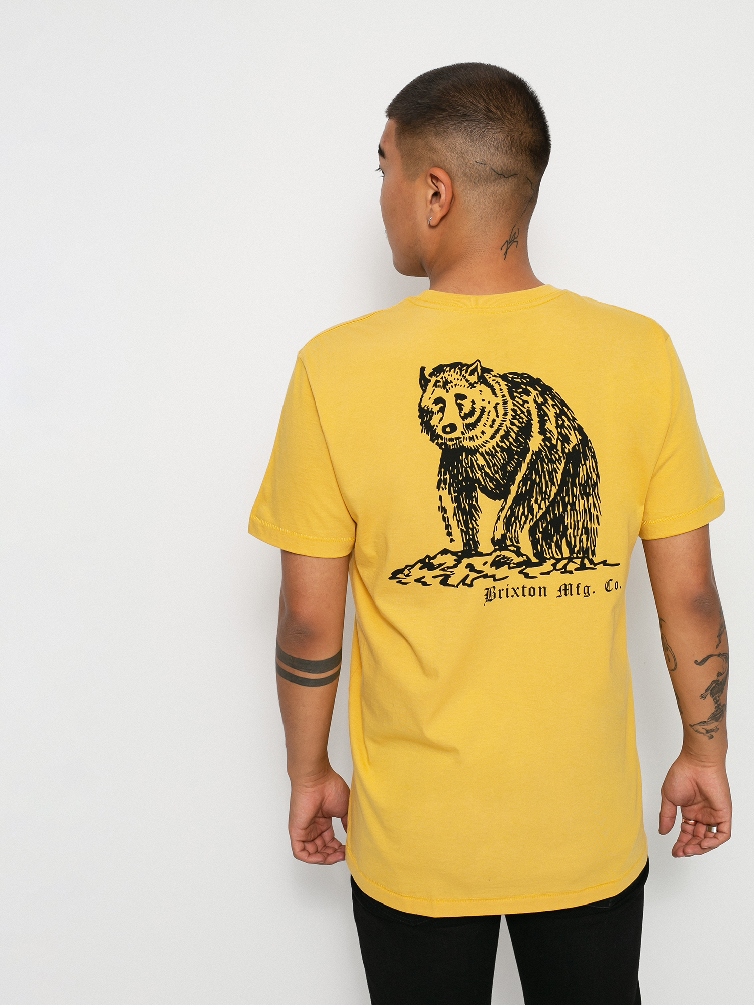 T-shirt Brixton Ursus Tlrt (weller yellow)