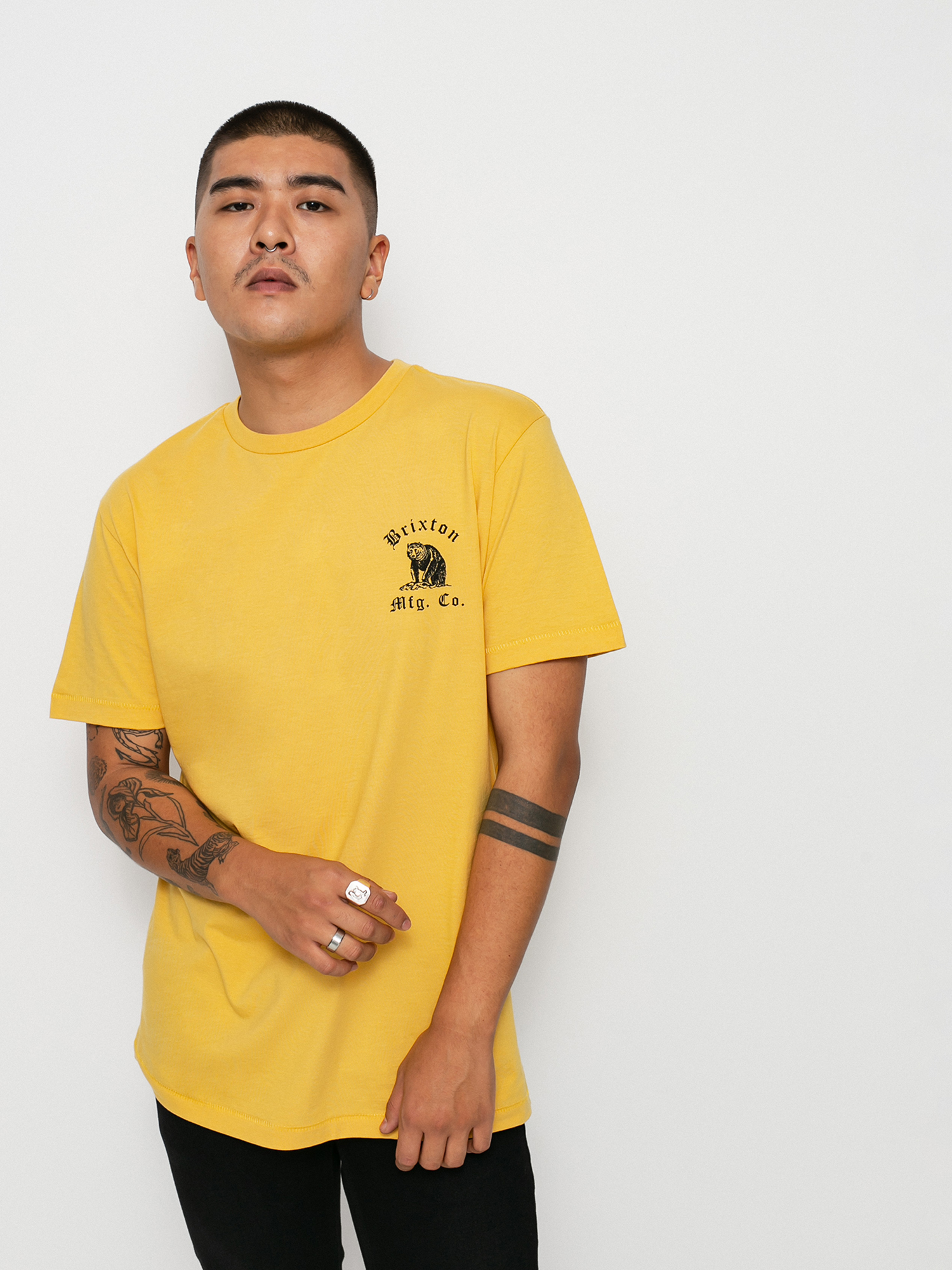 T-shirt Brixton Ursus Tlrt (weller yellow)