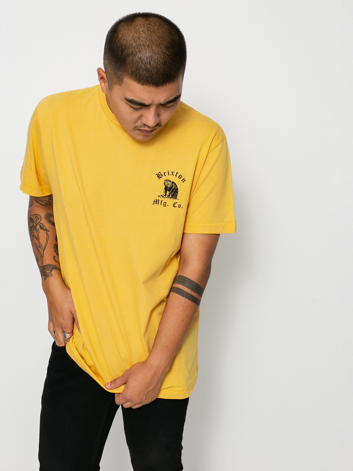 T-shirt Brixton Ursus Tlrt (weller yellow)