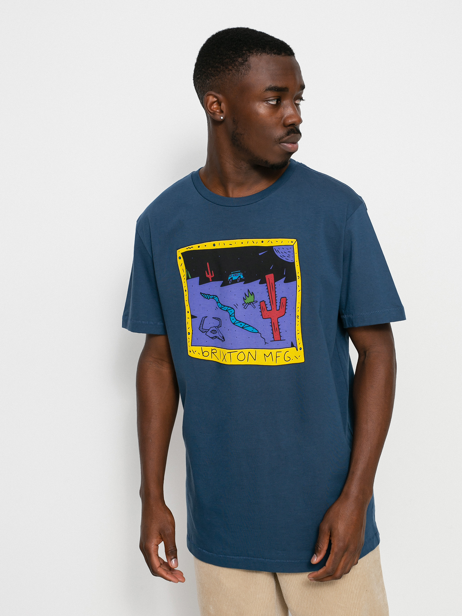 T-shirt Brixton Tablet Tlrt (joe blue)