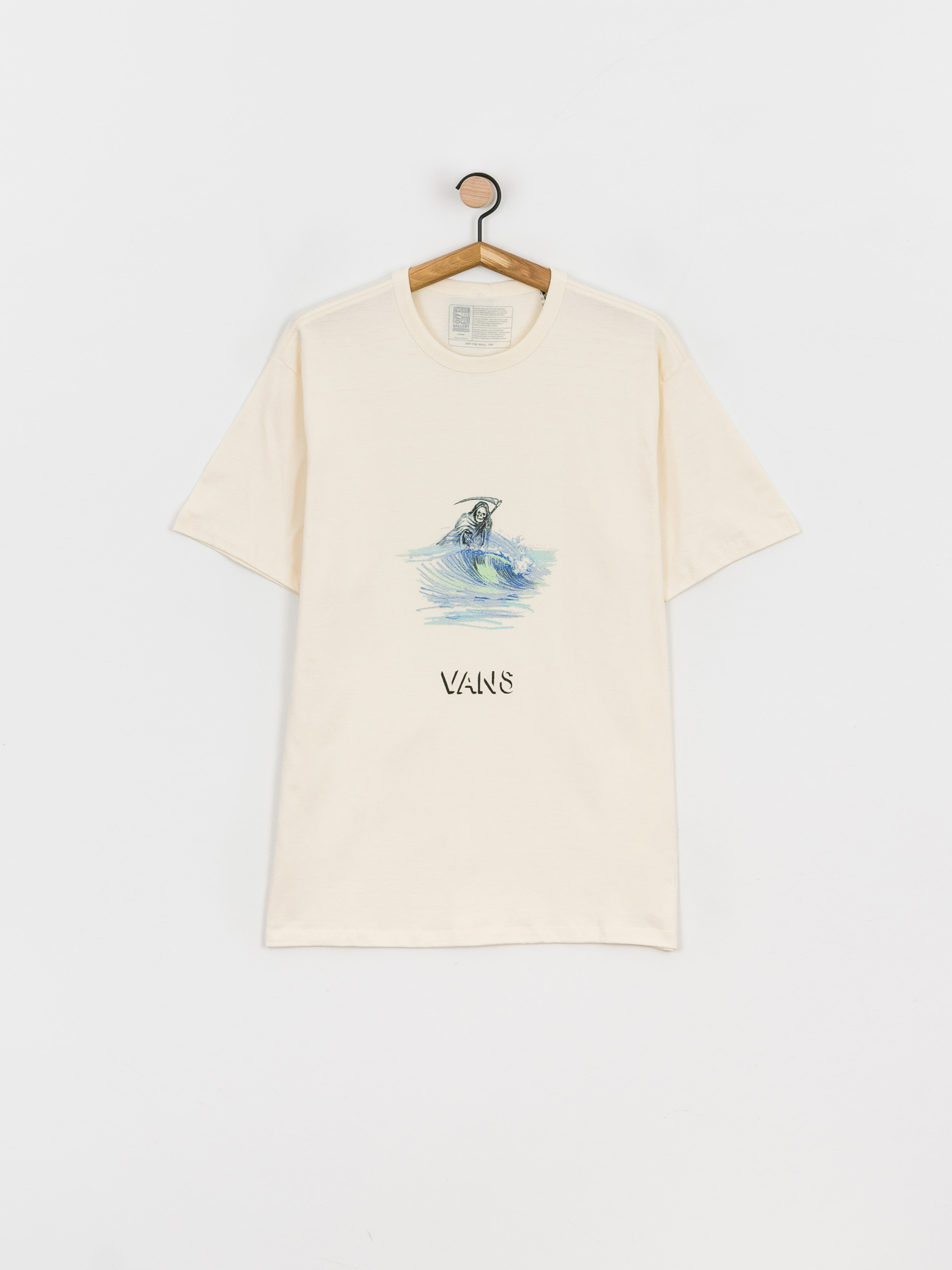 T-shirt Vans Off The Wall Gallery Nathan K (antique white)