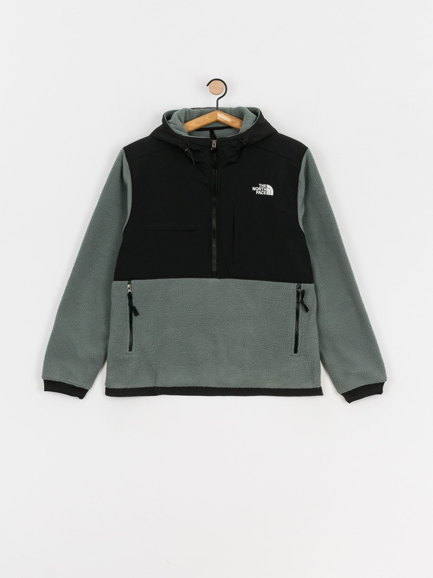 Męski Polar The North Face Denali 2 Anorak (balsam green)