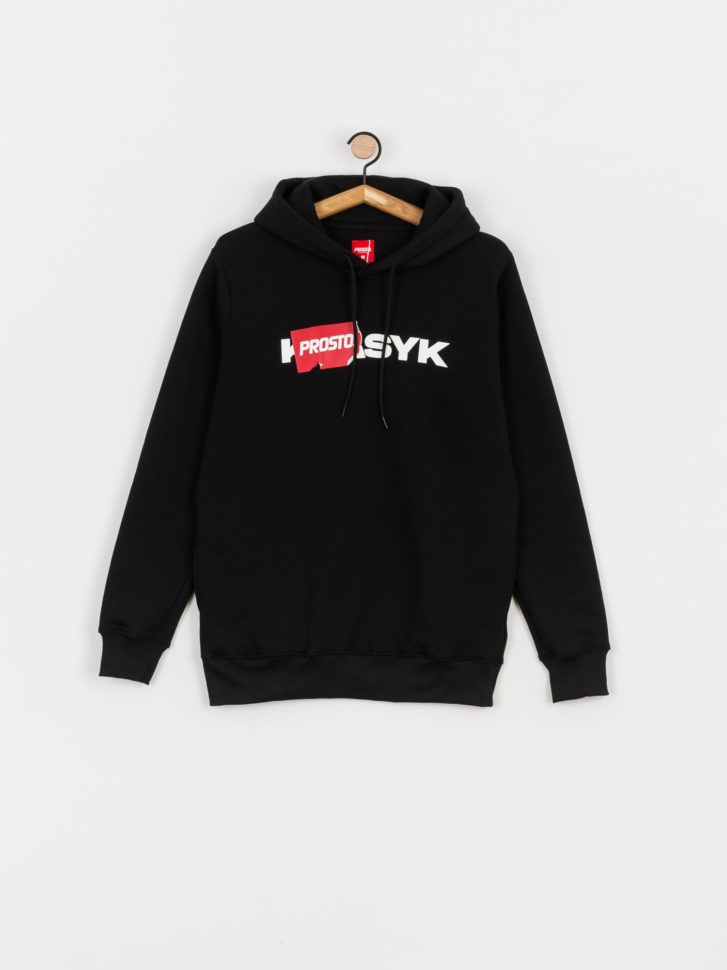 Bluza z kapturem Prosto Sticker HD (black)