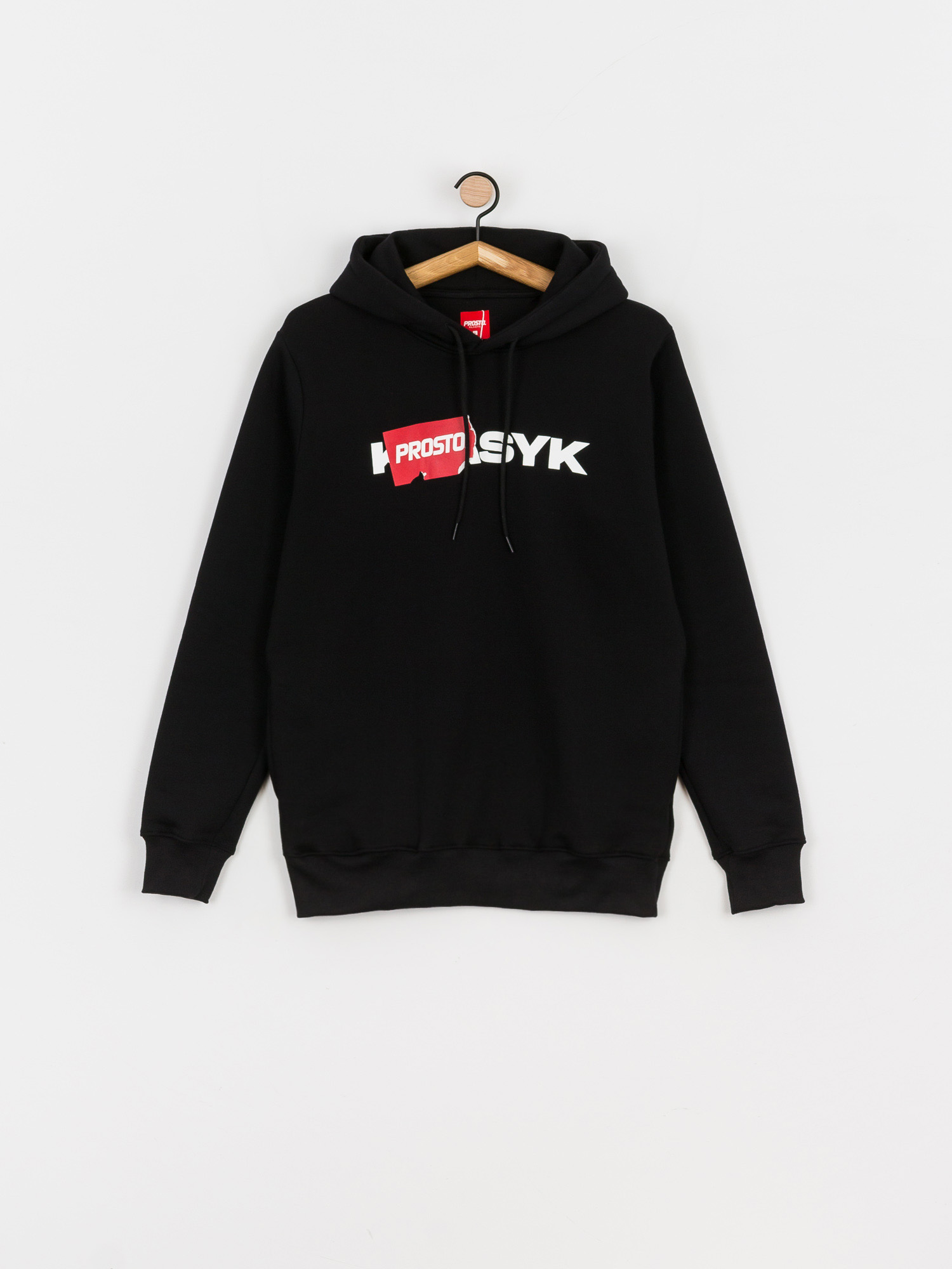 Bluza z kapturem Prosto Sticker HD (black)