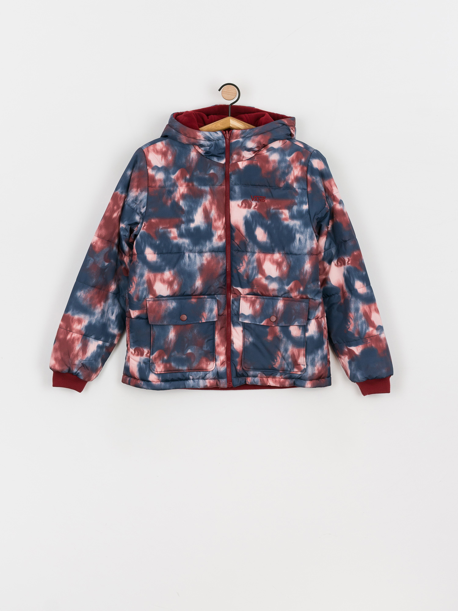 Kurtka Vans Litty Reversible Puffer MTE Wmn (pomegranate)