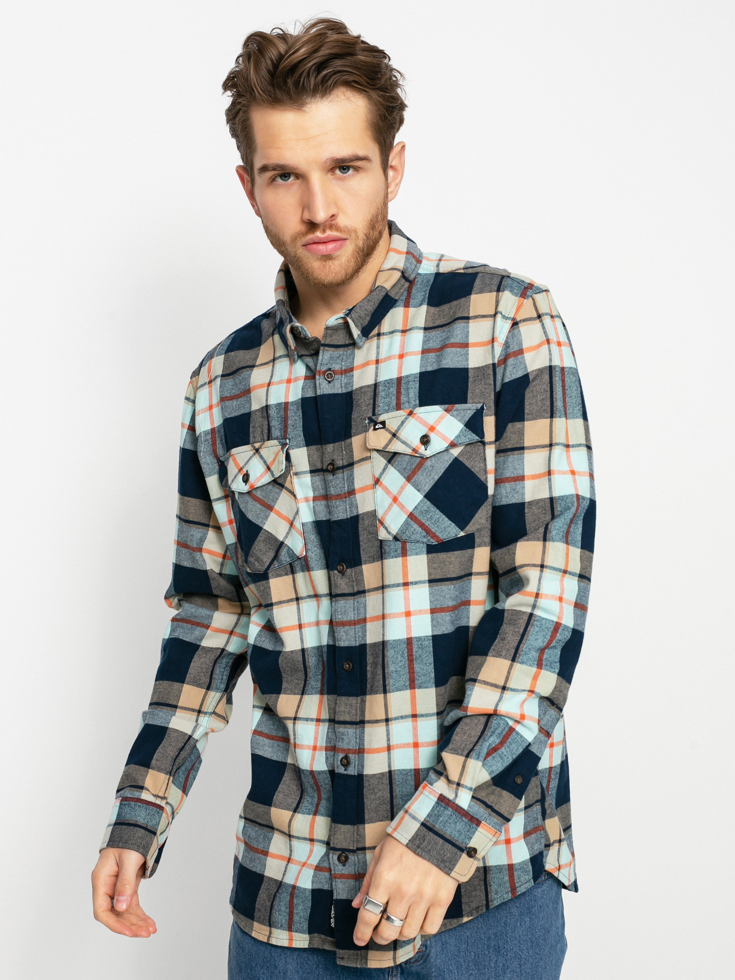 Koszula Quiksilver Draymen Stretch (blue light draymen)