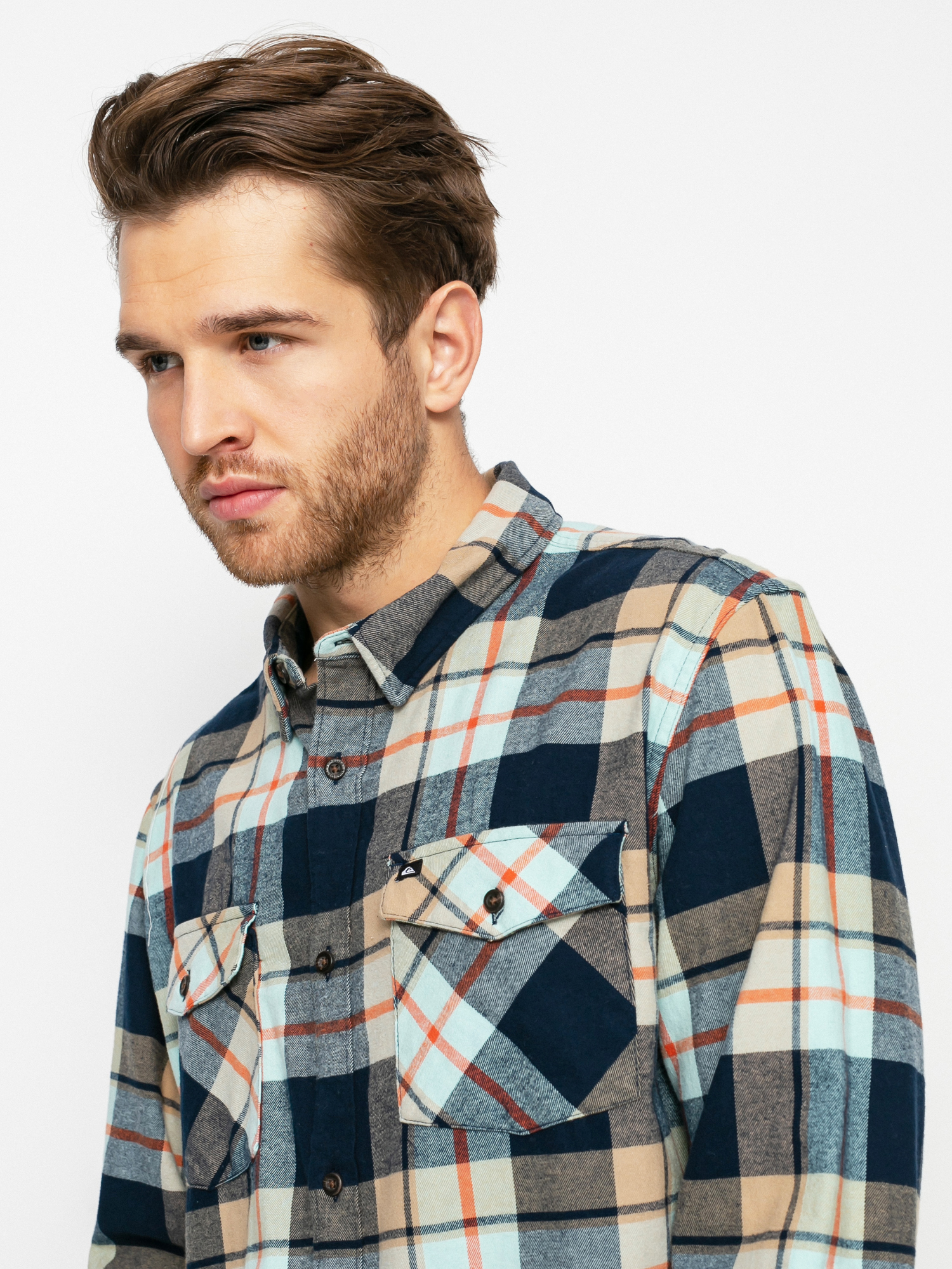 Koszula Quiksilver Draymen Stretch (blue light draymen)