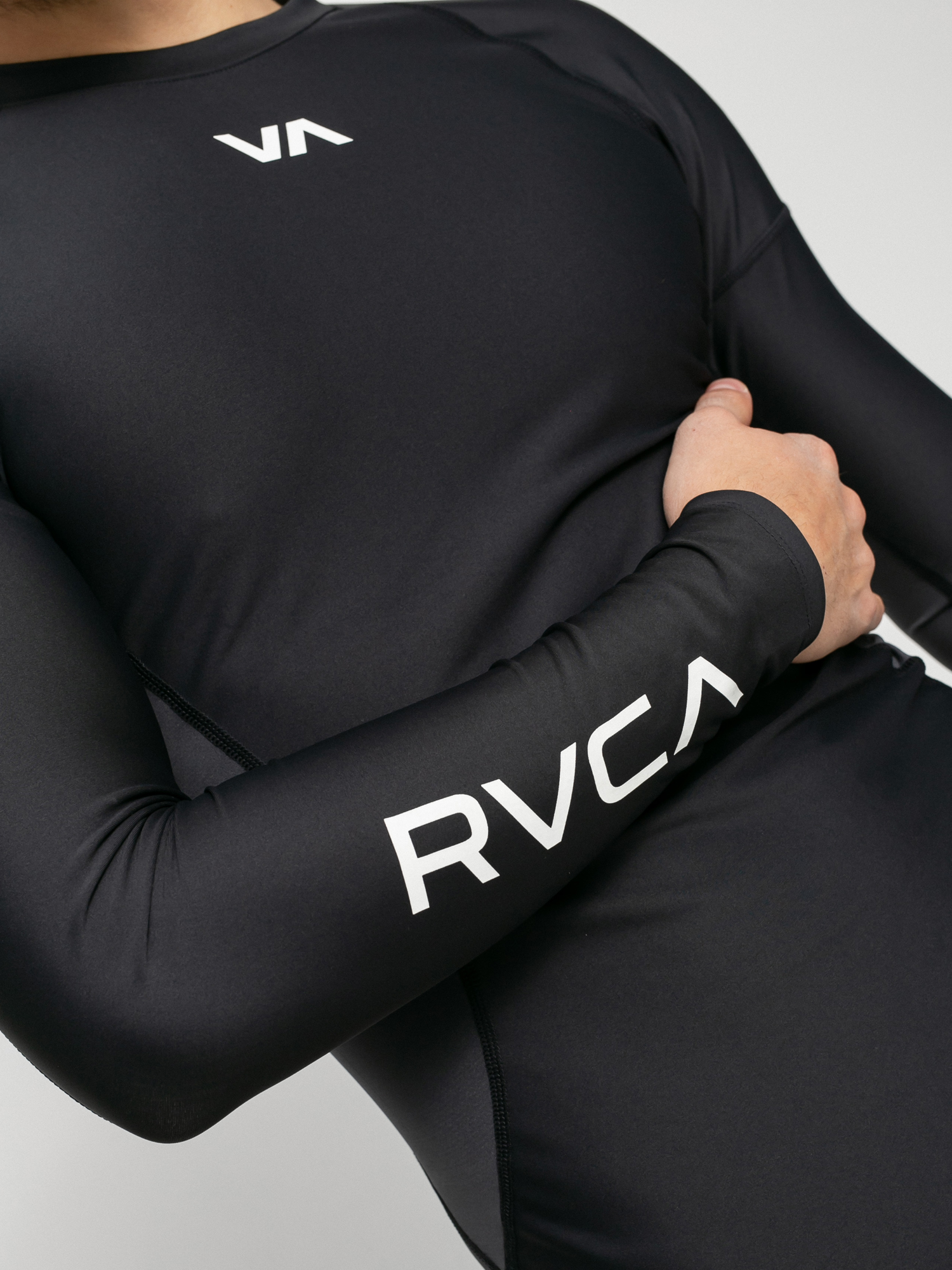 Longsleeve RVCA Compression Lycra (black)