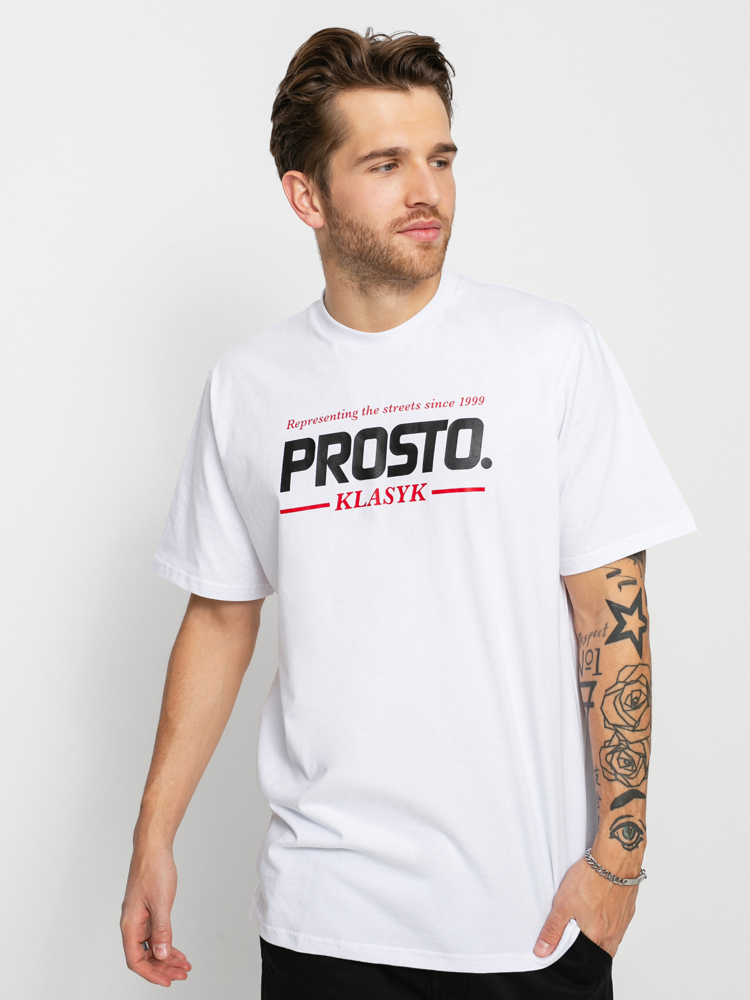 T-shirt Prosto Krack (white)