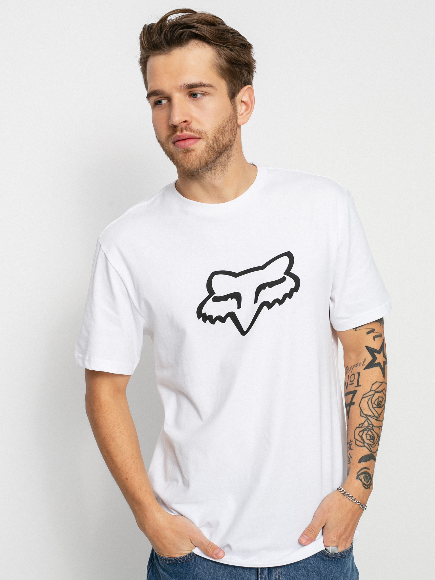 T-shirt Fox Legacy Fox Head (opt wht)