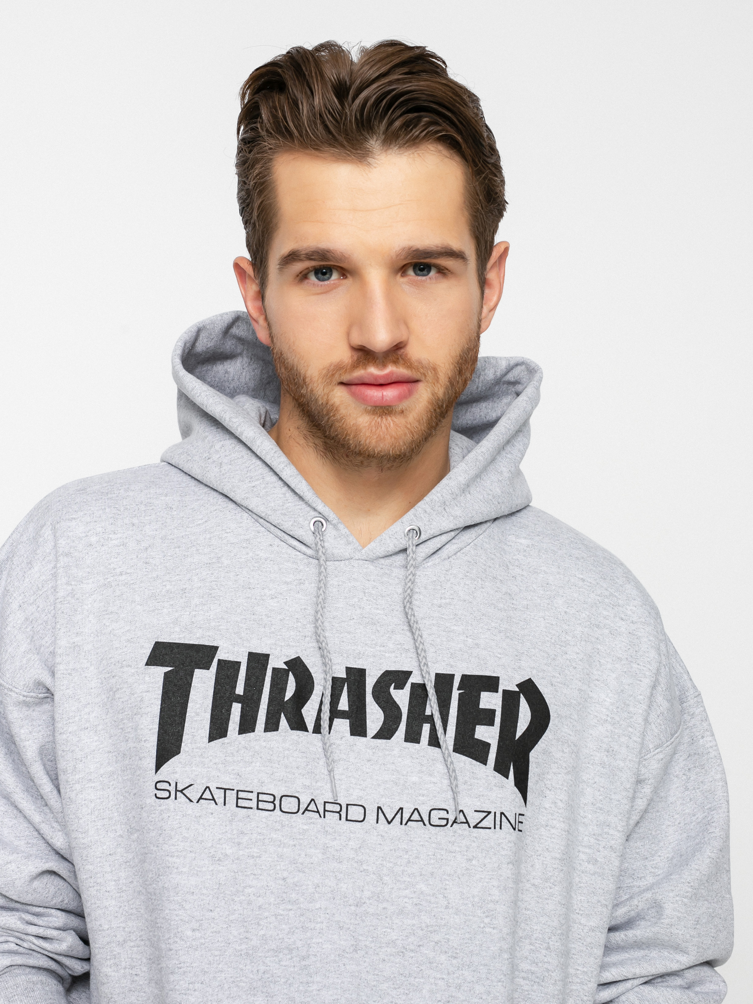 Bluza z kapturem Thrasher Skate Mag HD (grey)