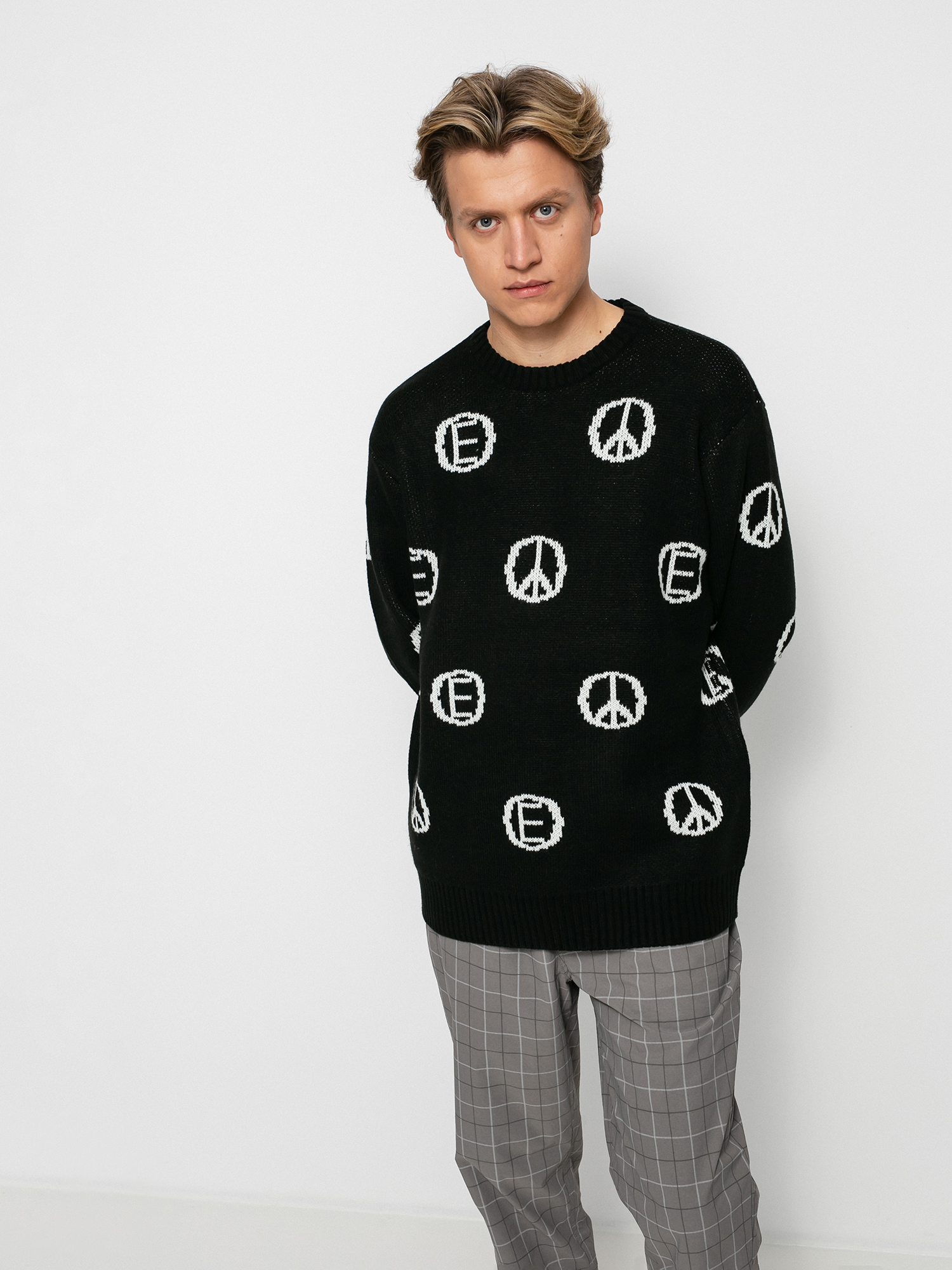 Sweter OBEY Discharge (black multi)