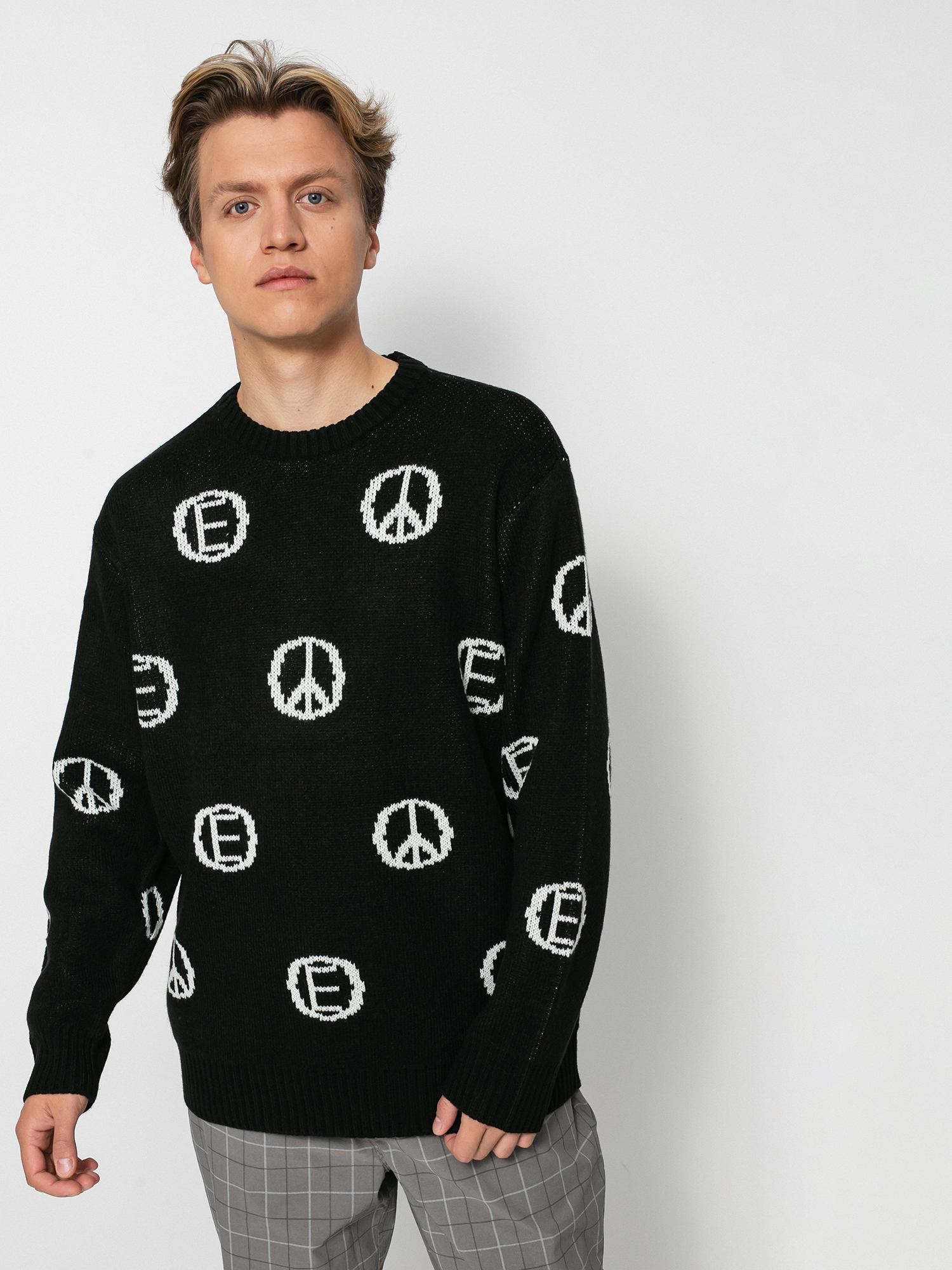 Sweter OBEY Discharge (black multi)