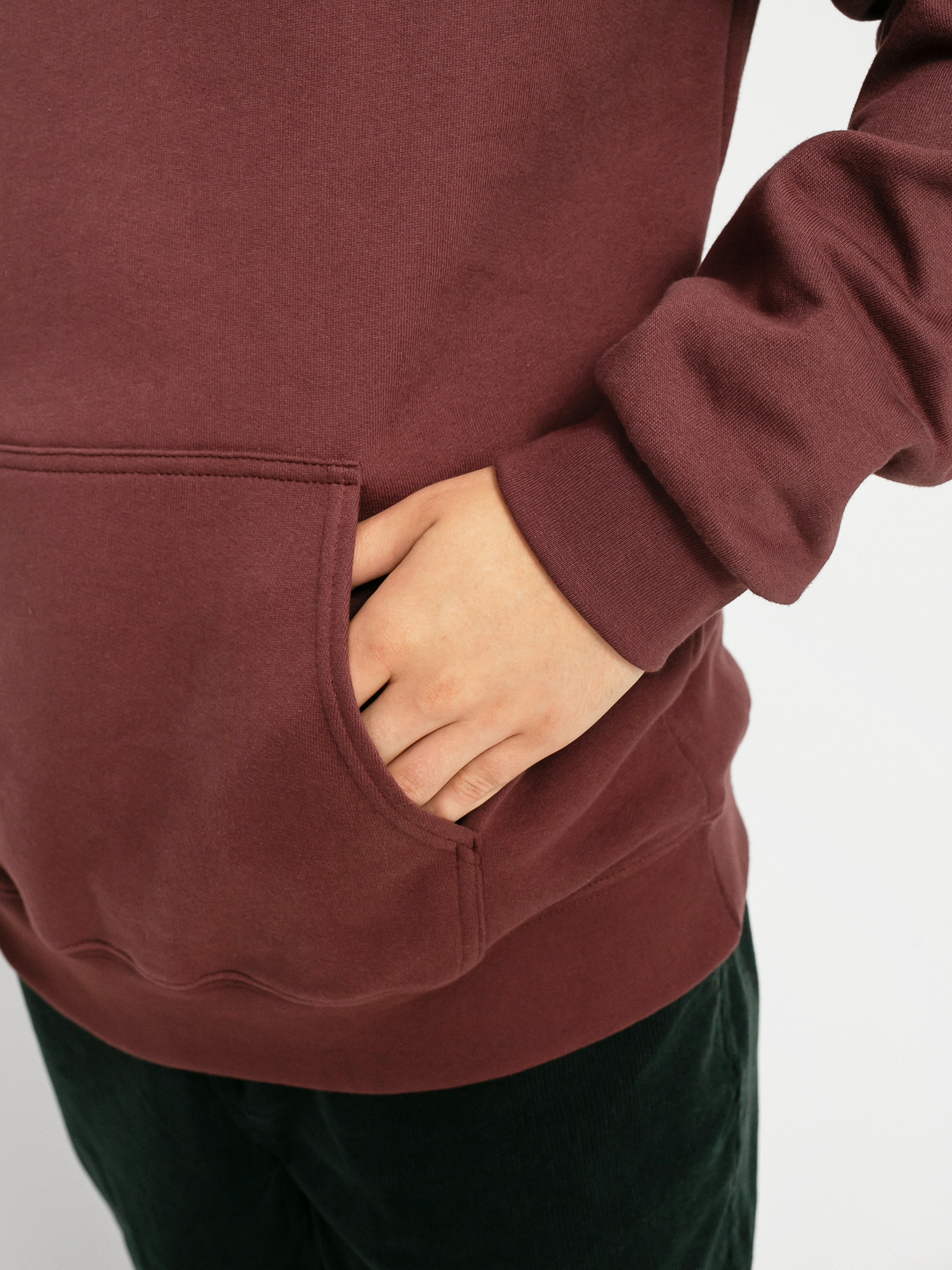 Bluza z kapturem Iriedaily Daily Flag 2 HD (dark rum)