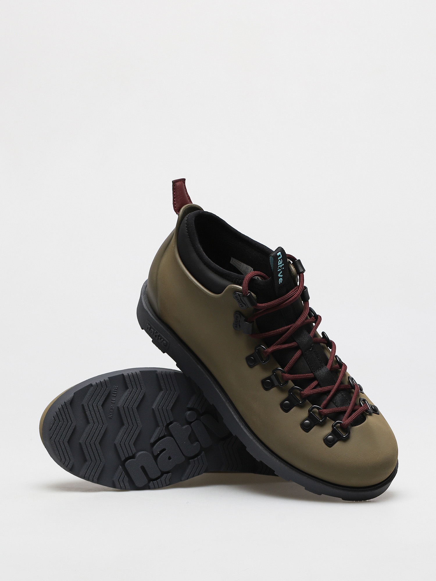 Buty zimowe Native Fitzsimmons Citylite (utili green/darknite grey/jiffy liner)
