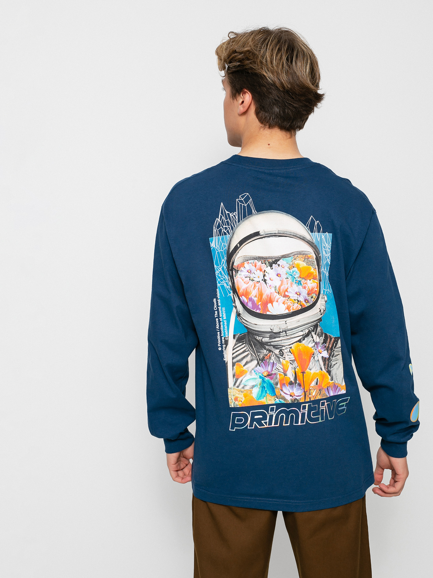 Longsleeve Primitive Contact (harbor blue)