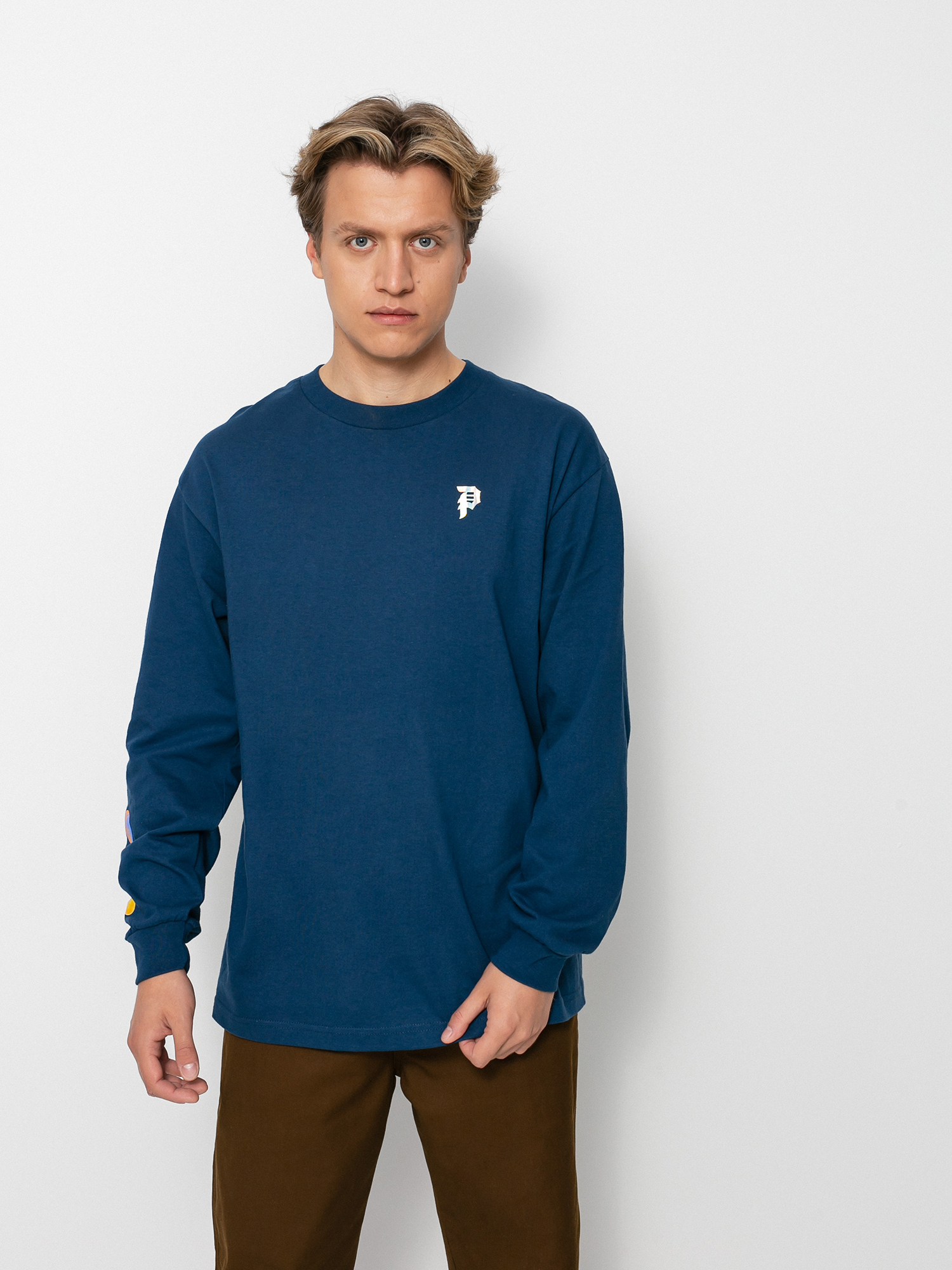 Longsleeve Primitive Contact (harbor blue)